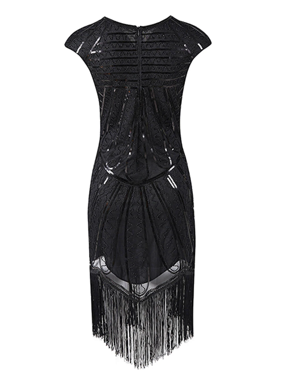 1920ER PAILLETTEN FRANSEN FLAPPER KLEID - Image 11