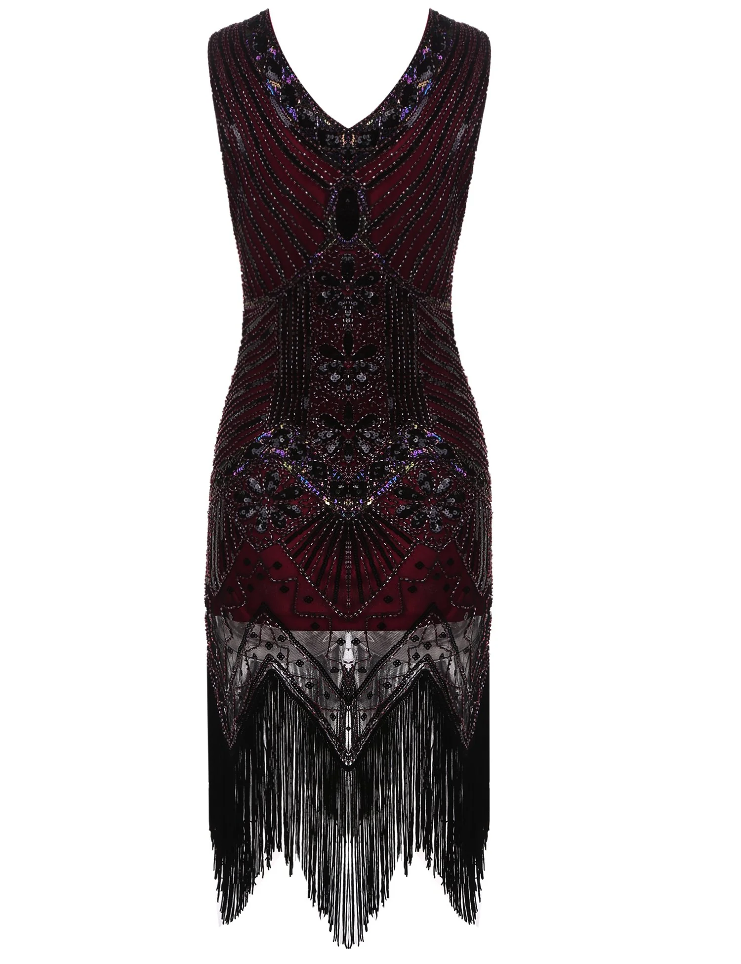 1920ER PAILLETTEN FRANSEN KLEID - Image 3