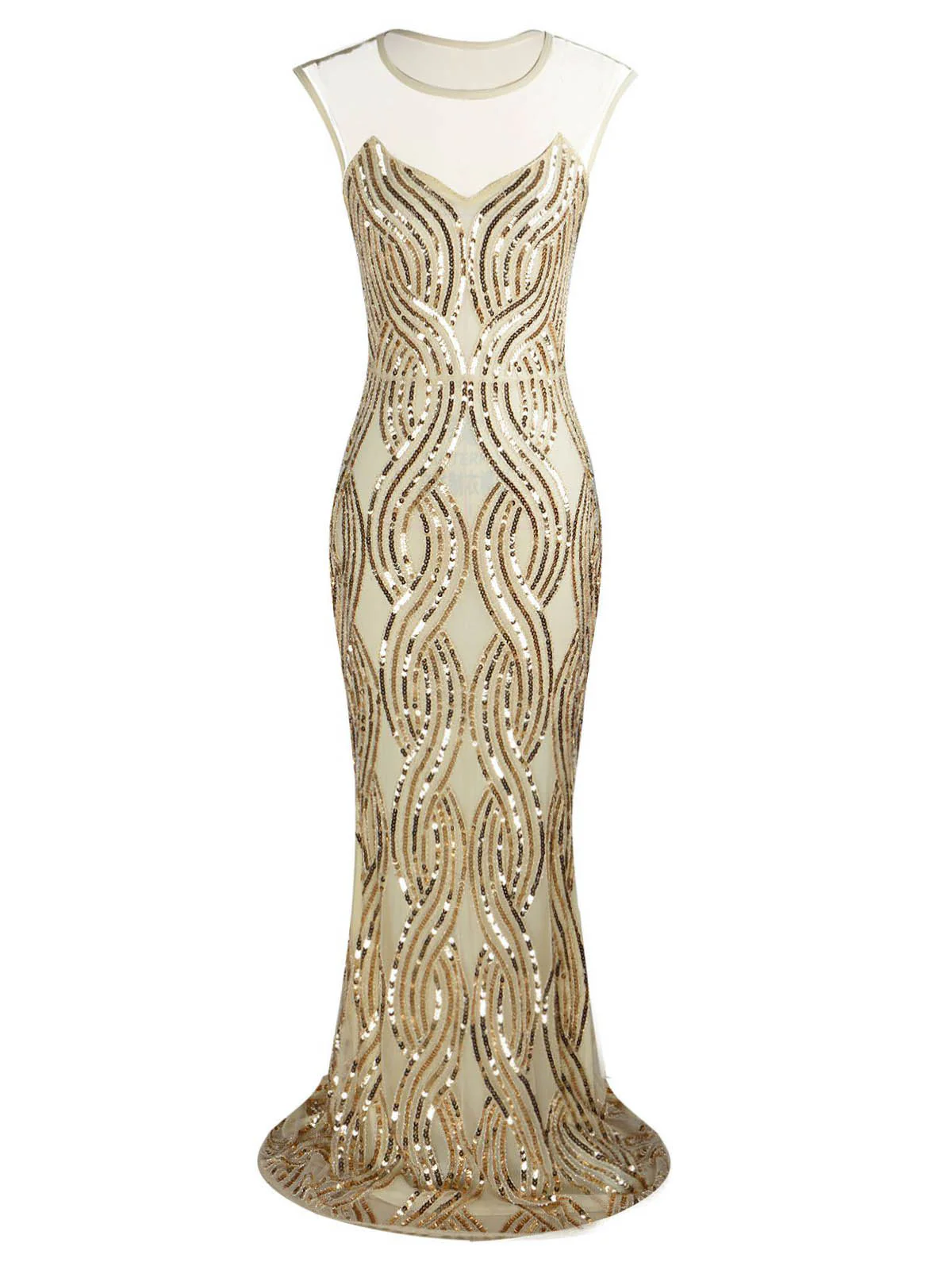 1920ER VINTAGE PAILLETTEN PARTY KLEID - Image 2