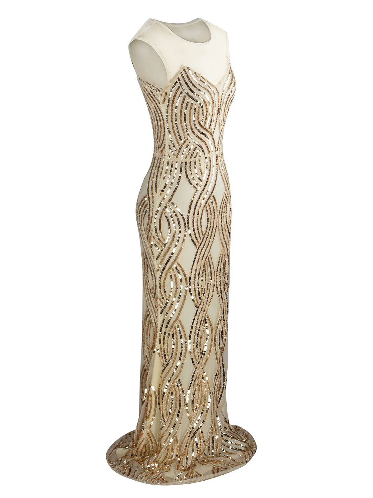 1920ER VINTAGE PAILLETTEN PARTY KLEID - Image 3
