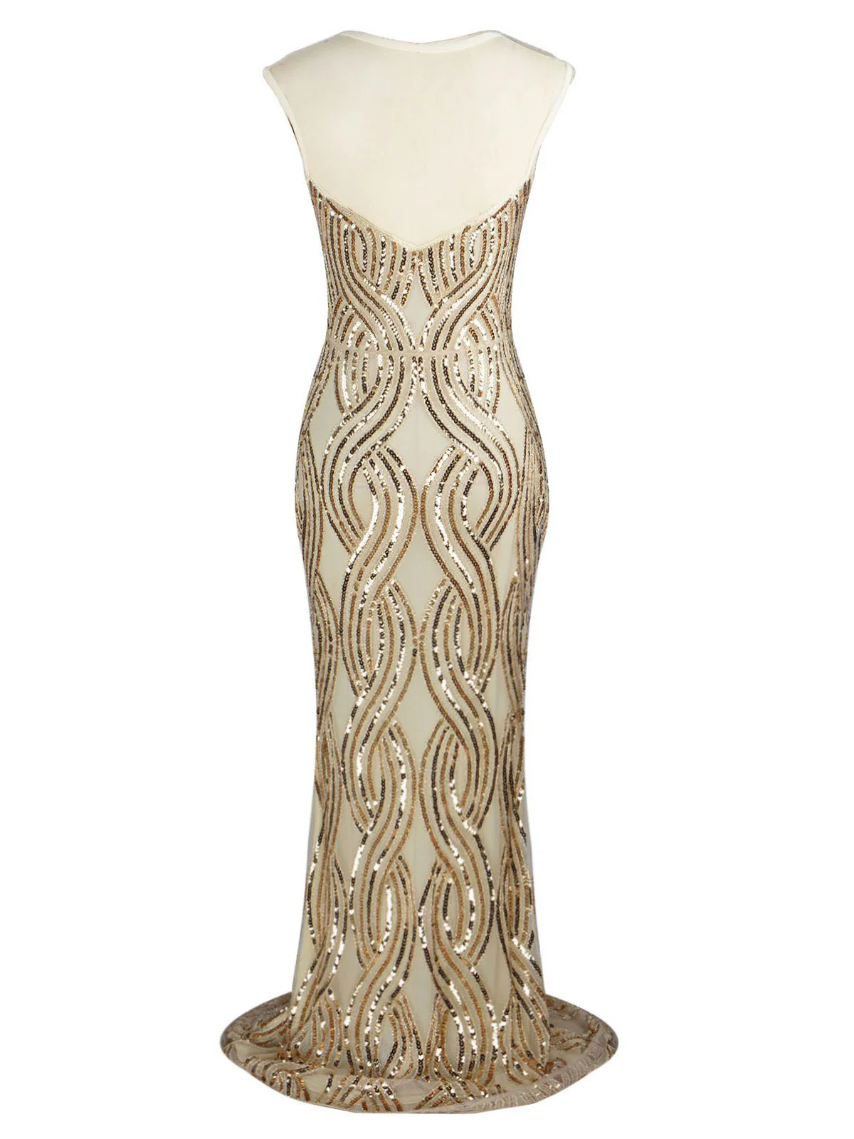 1920ER VINTAGE PAILLETTEN PARTY KLEID - Image 4