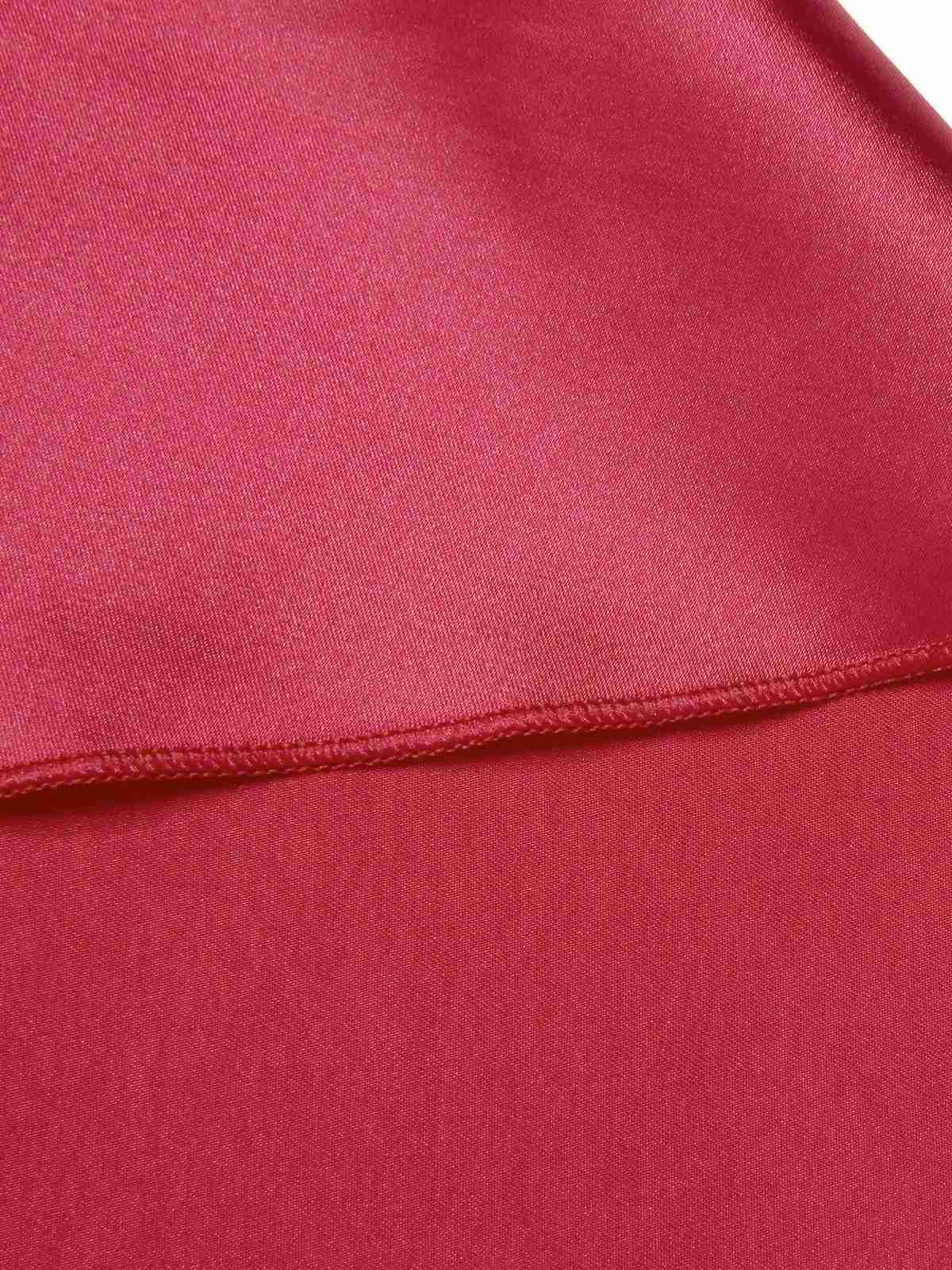Rosa 1930er Bestickt Kunstsatin Riemen Nachthemd - Image 18