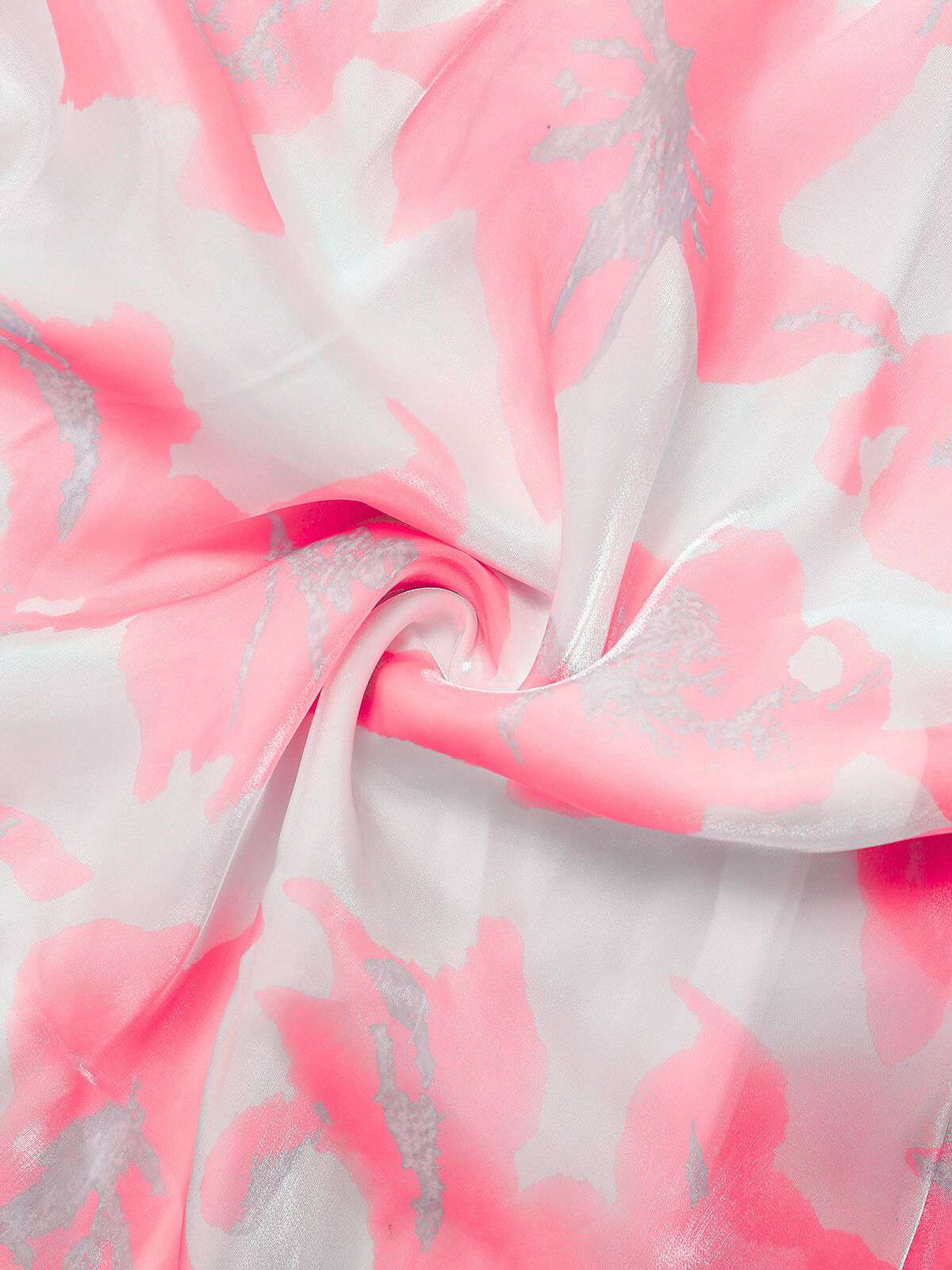 1930er Bogen Organza Blumen Spaghetti Träger Kleid - Image 9