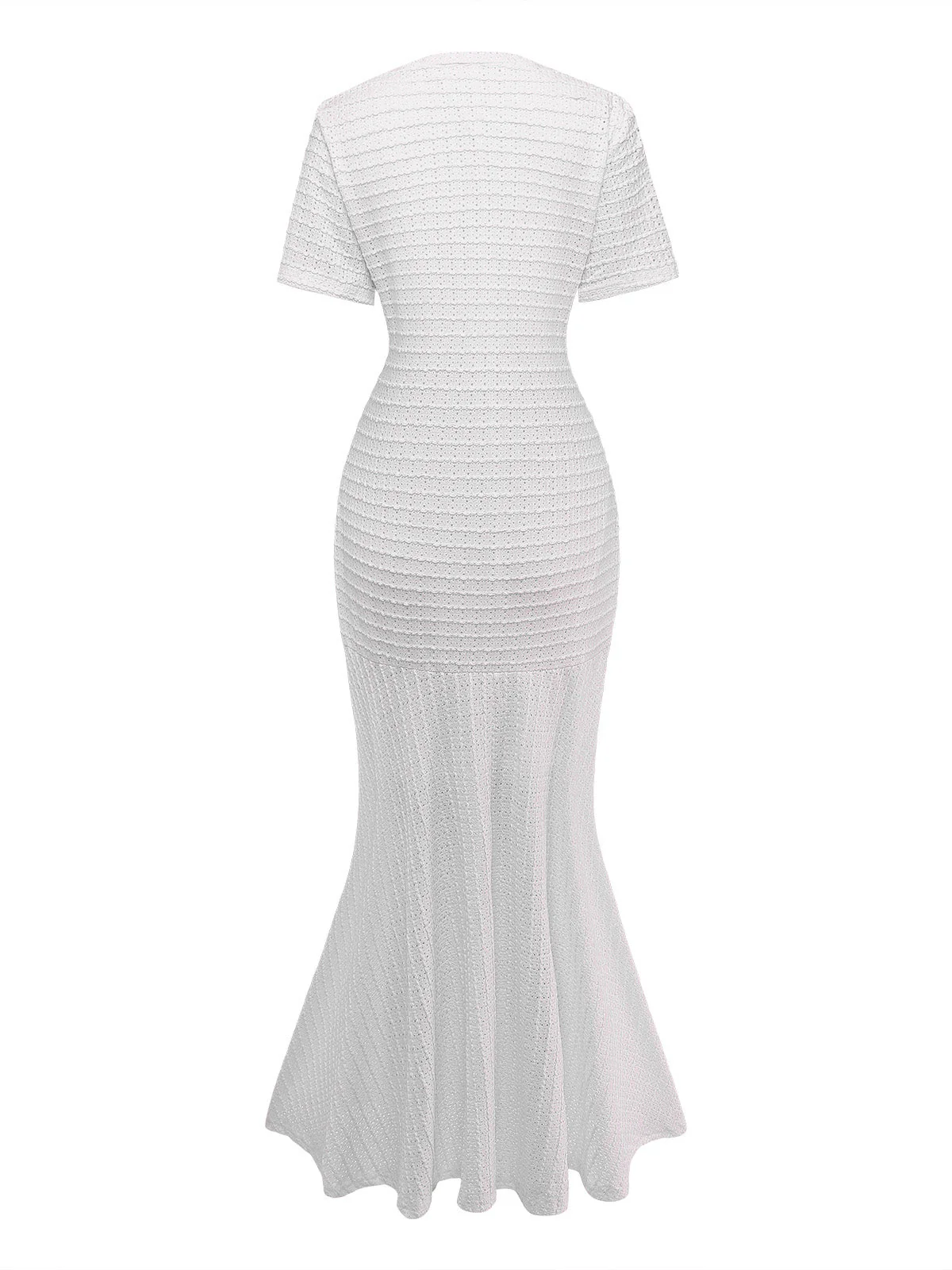 1930er Cut-Out Kariert Meerjungfrauenkleid - Image 9