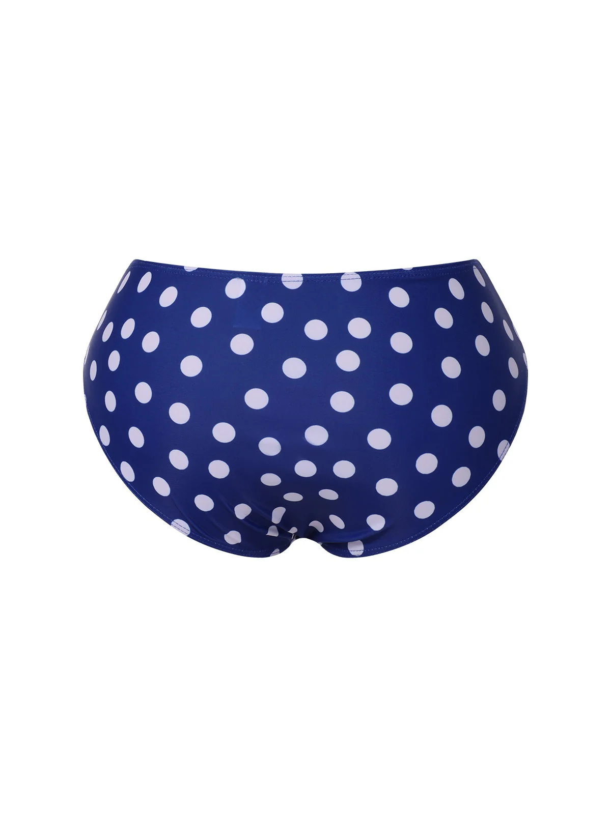1930er Kreuzgurte Polka Dots Badeanzug - Image 5