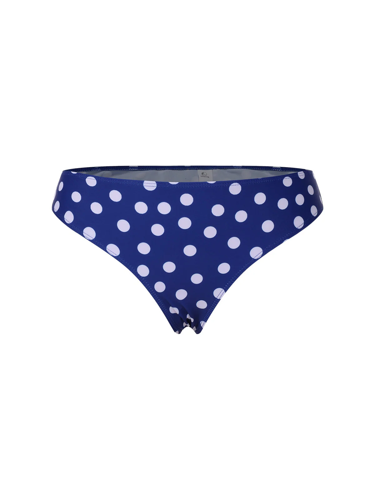 1930er Kreuzgurte Polka Dots Badeanzug - Image 6