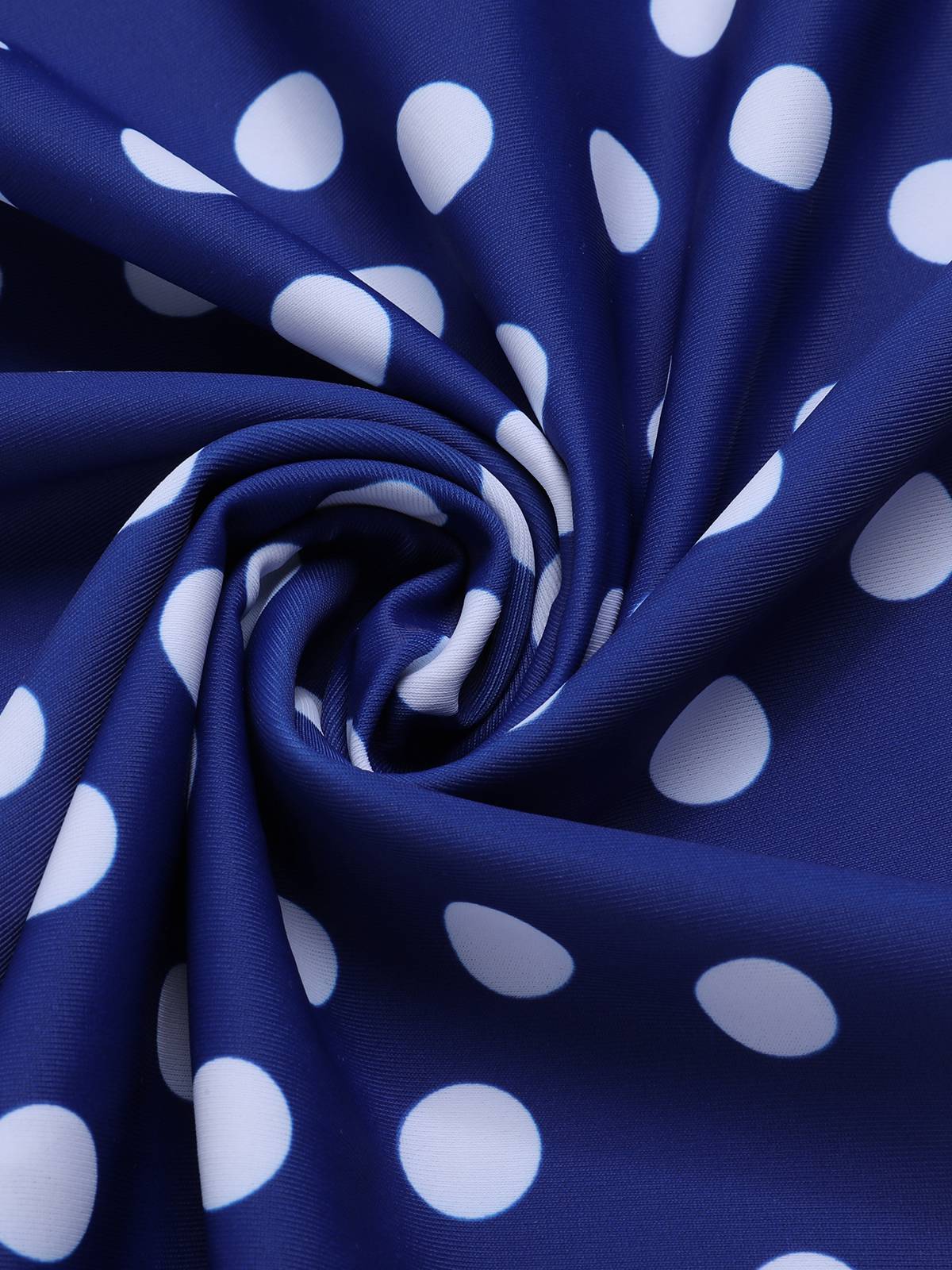 1930er Kreuzgurte Polka Dots Badeanzug - Image 7