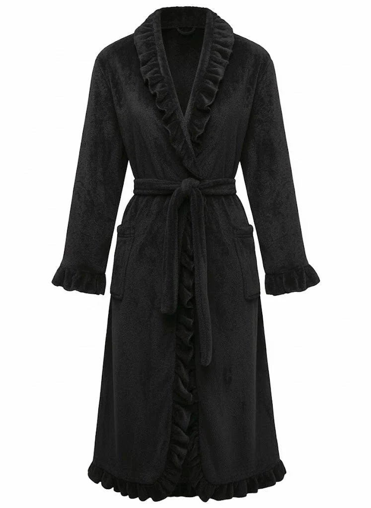 1930er Langarm Flanell Pajama Robe - Image 10