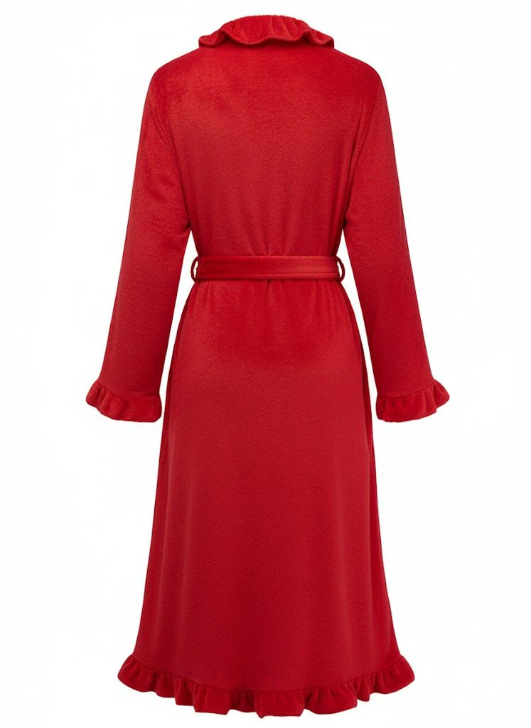 1930er Langarm Flanell Pajama Robe - Image 2