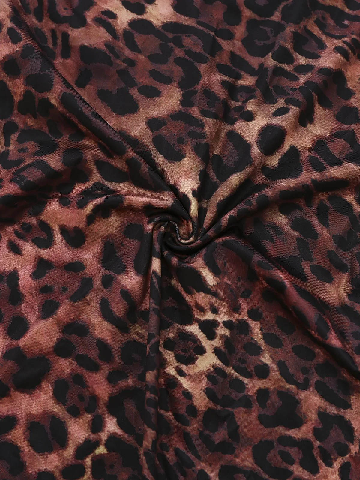 1930er Leopard Drucken Rückenfrei Spaghetti Träger Kleid - Image 5