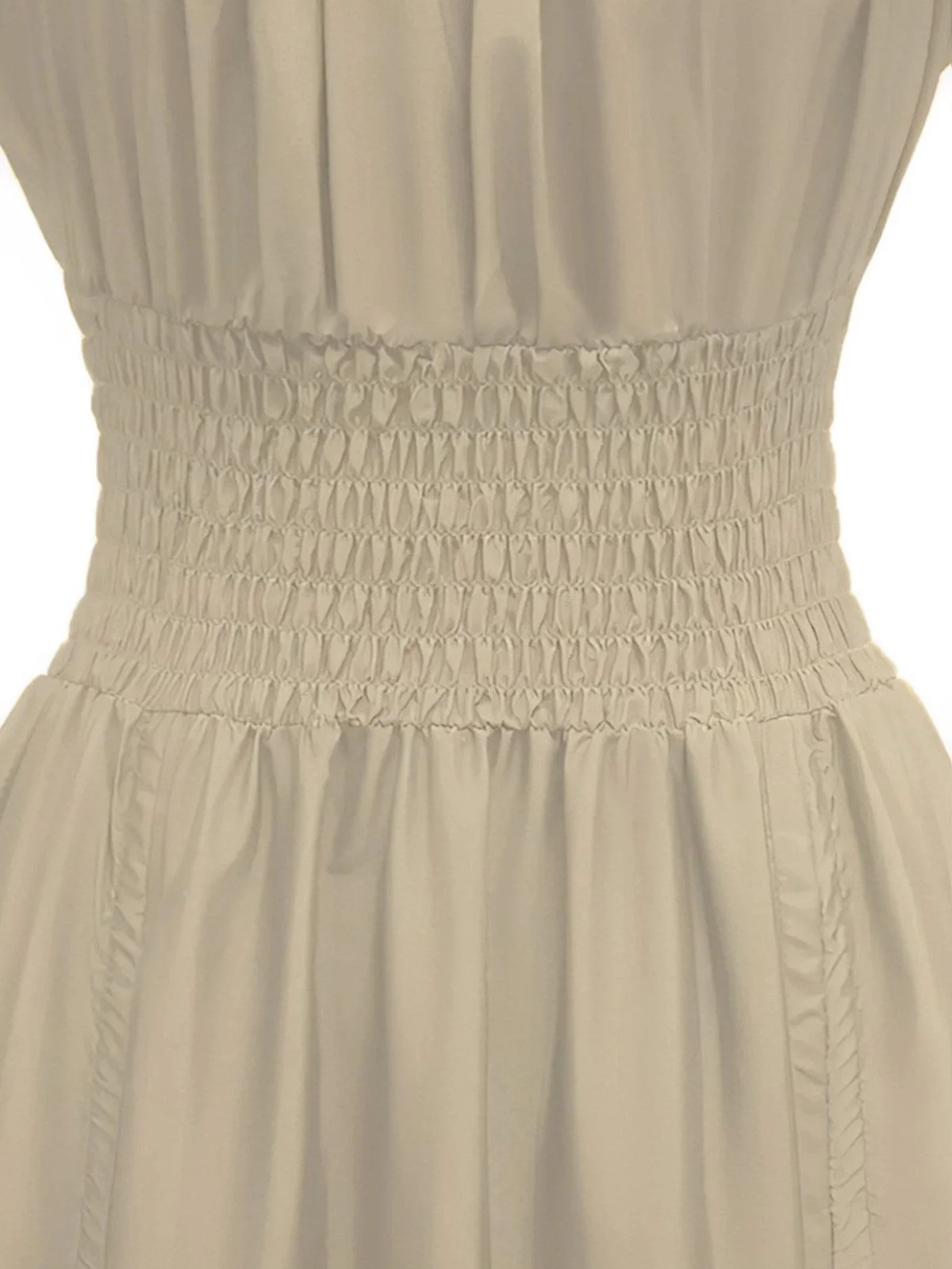 1930er Quadratischer Hals Falten Puffärmel Kleid - Image 10