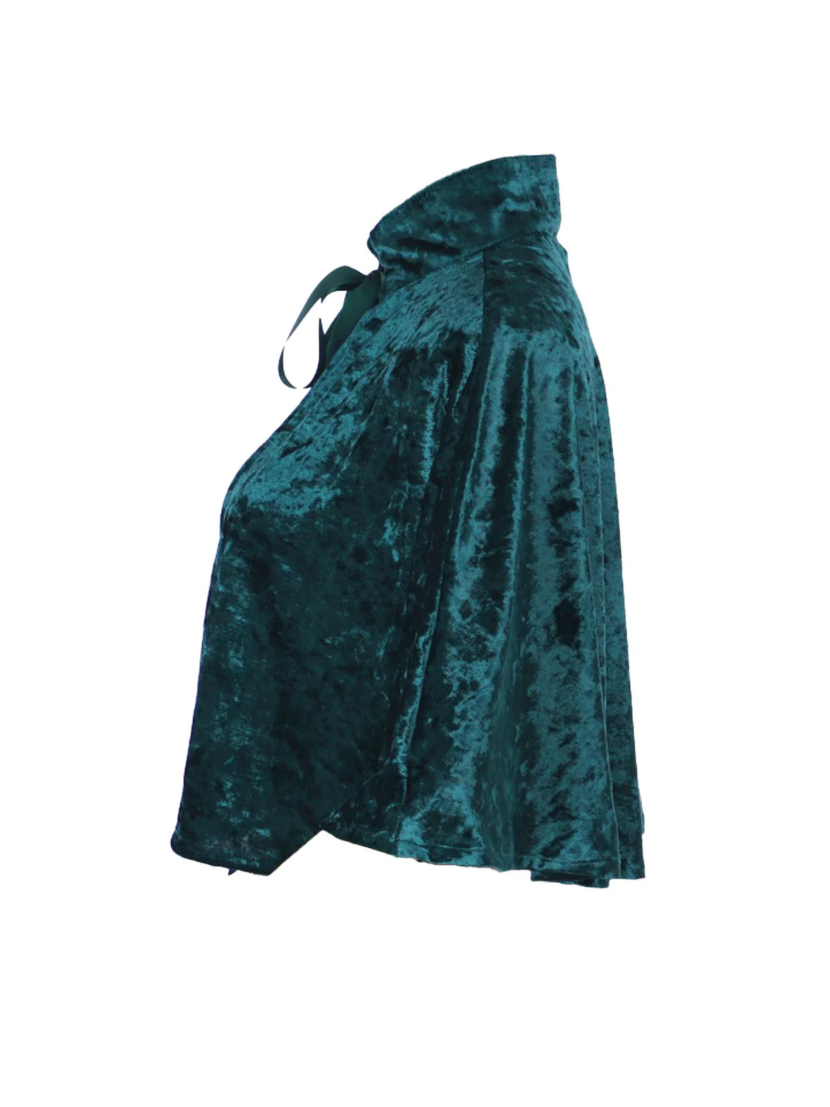 1930er Samt Mittelalterlich Schnürung Halloween Cape - Image 2
