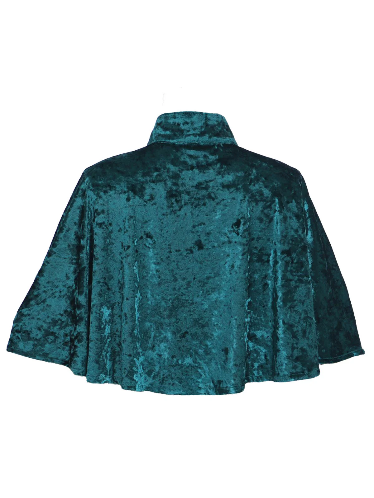 1930er Samt Mittelalterlich Schnürung Halloween Cape - Image 3
