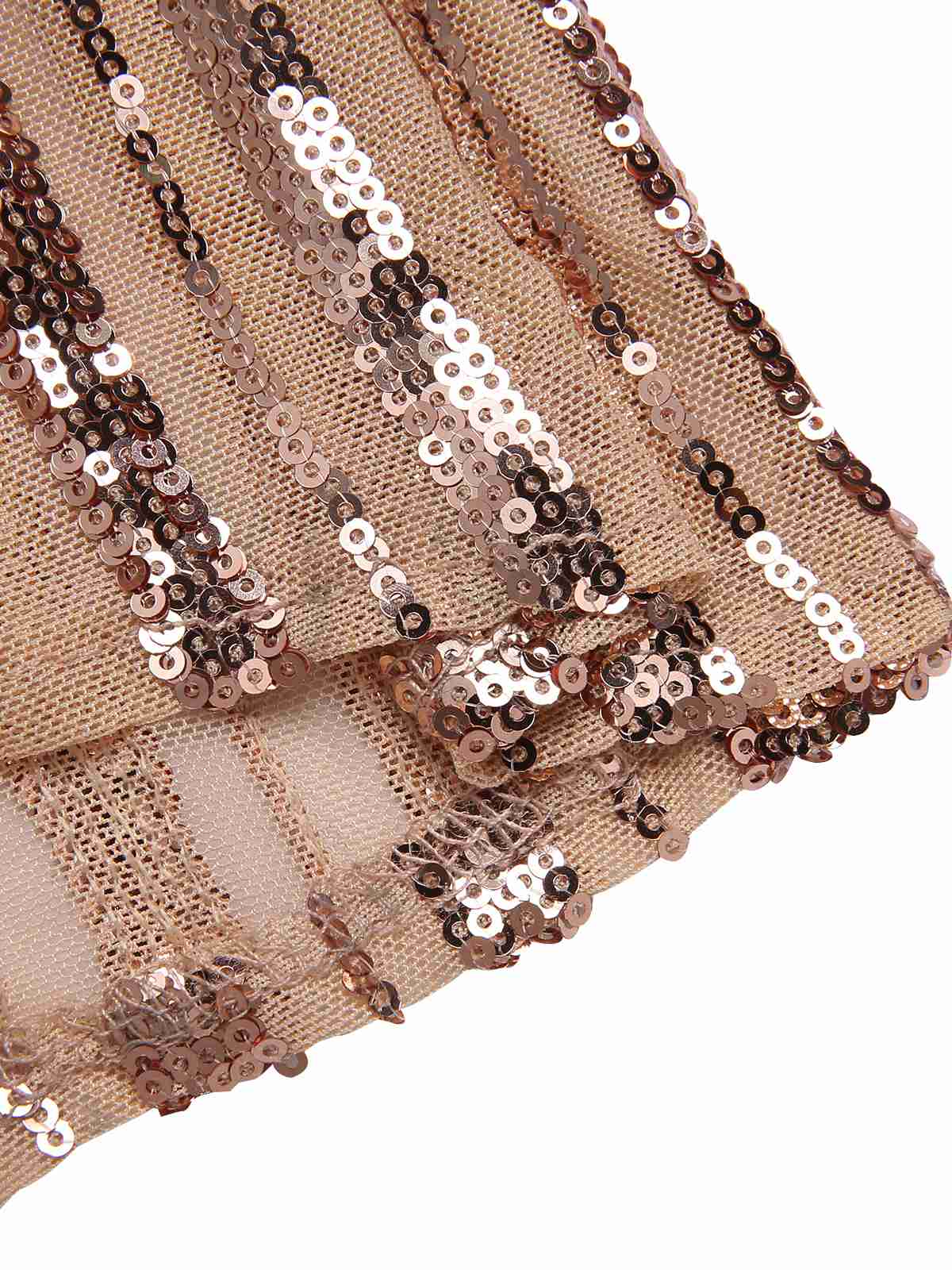 1930er Schnürung Rückenfrei Pailletten Maxi Kleid - Image 18