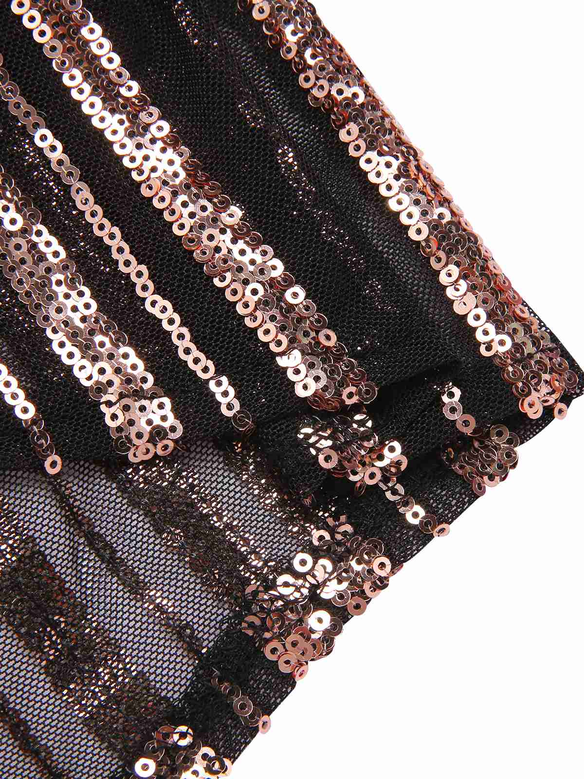 1930er Schnürung Rückenfrei Pailletten Maxi Kleid - Image 6
