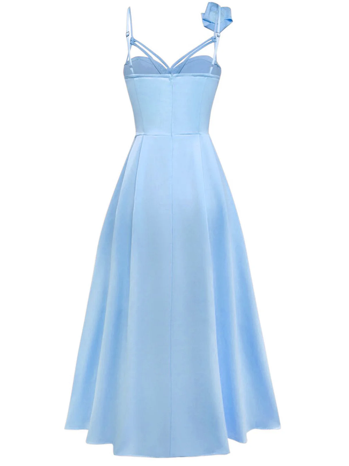 1930er Solide 3D-Blumen Hohl Slip fkleid - Image 6