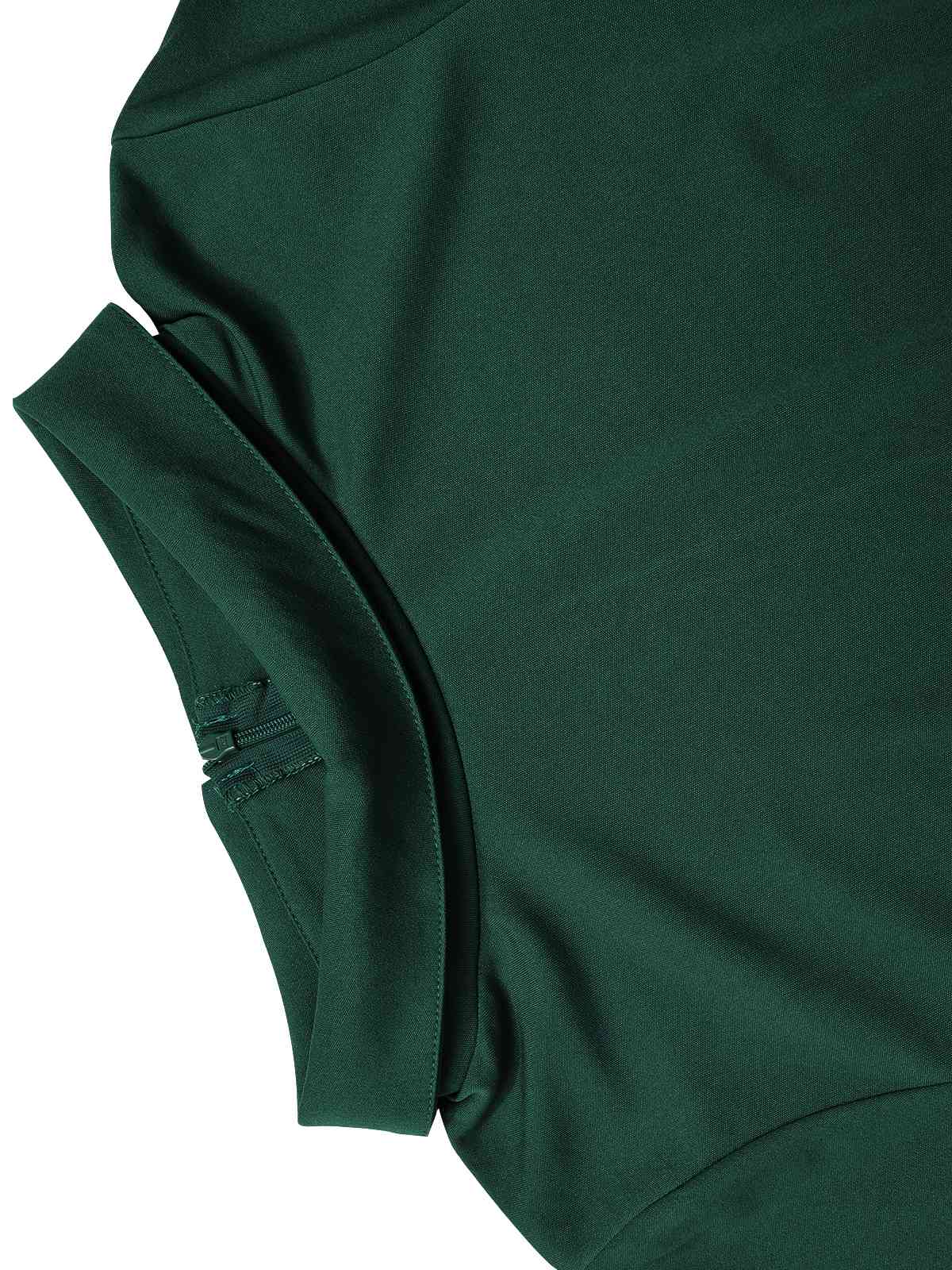 1930er Solide Gerollter Kragen Mit Gürtel Jumpsuit - Image 4