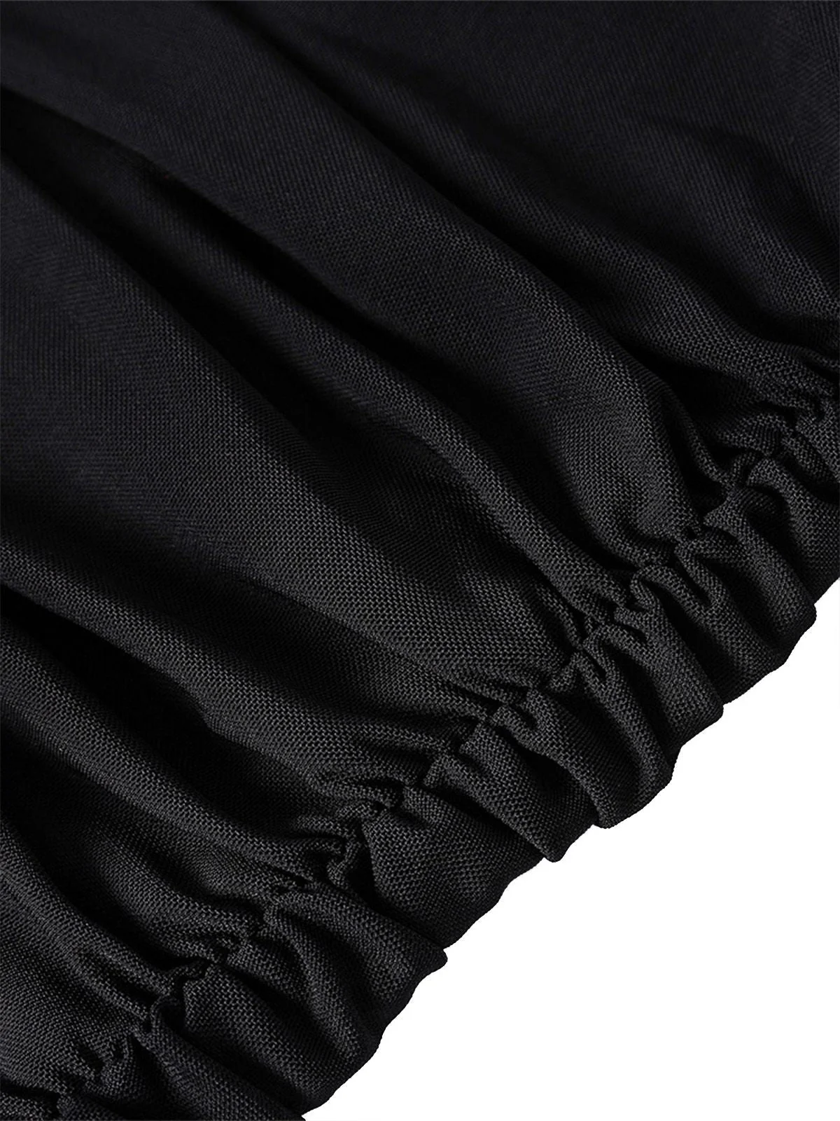 1930er Solide Schulterfrei Bodycon Maxi Kleid - Image 6