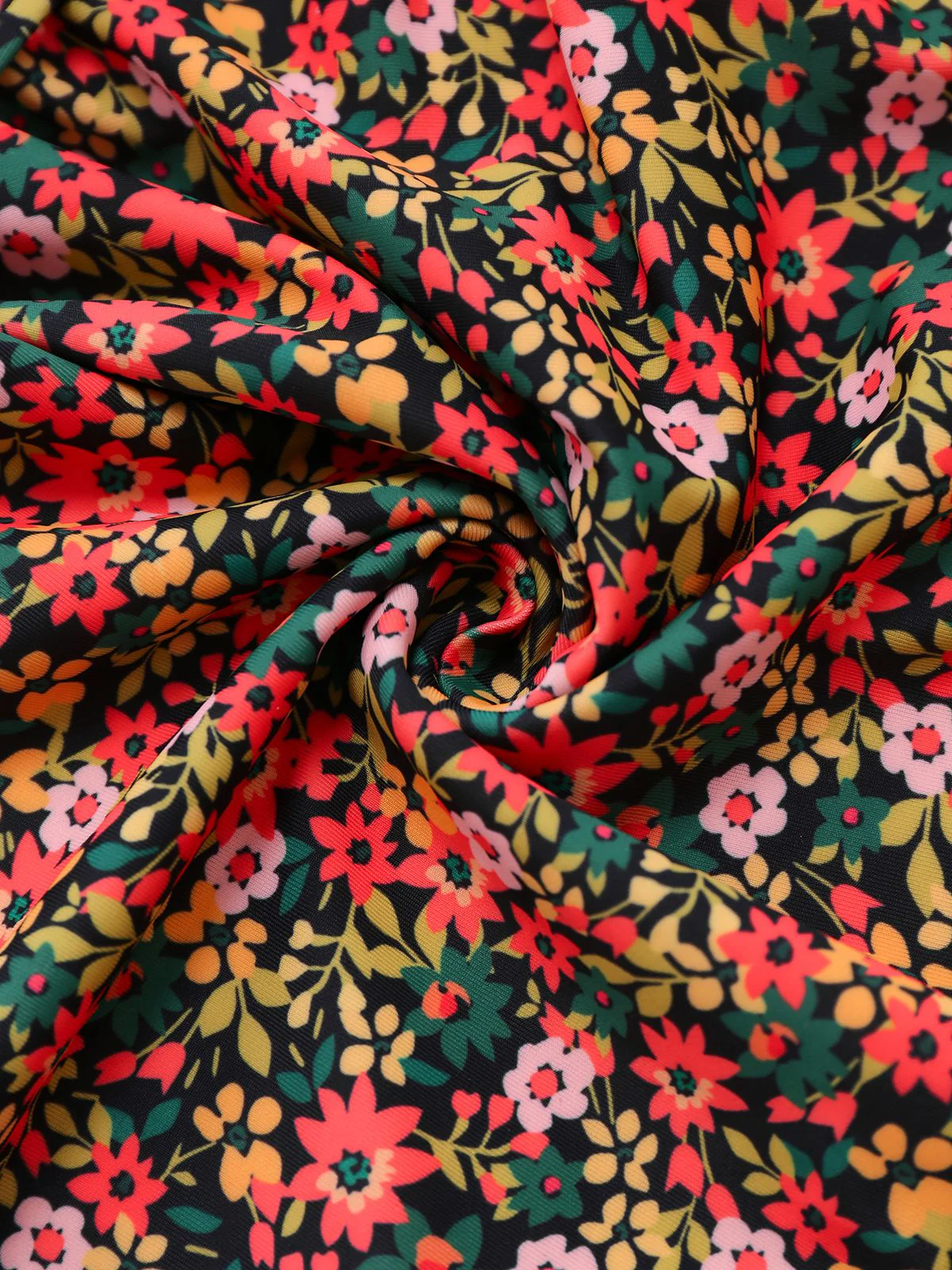 1930er Spaghetti Träger Kleine Blumen Badeanzug - Image 5