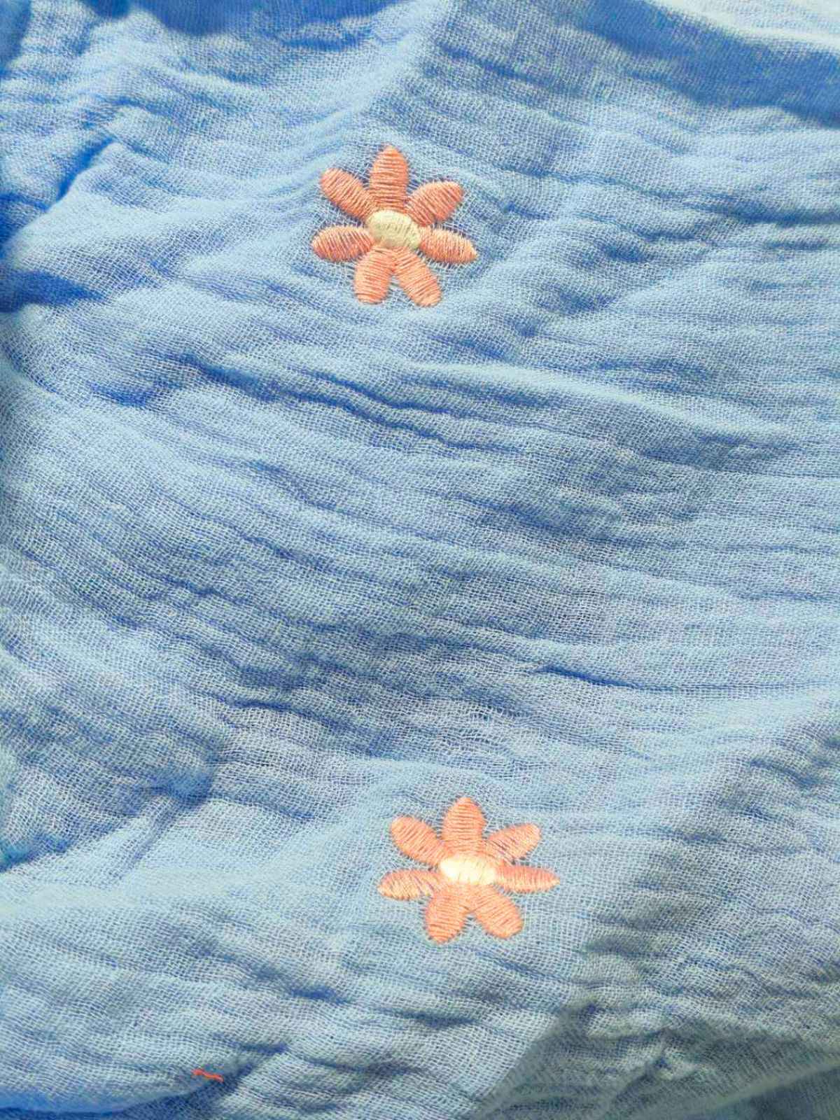 1940er Besticktes Blumen Laternenärmel Kleid - Image 9