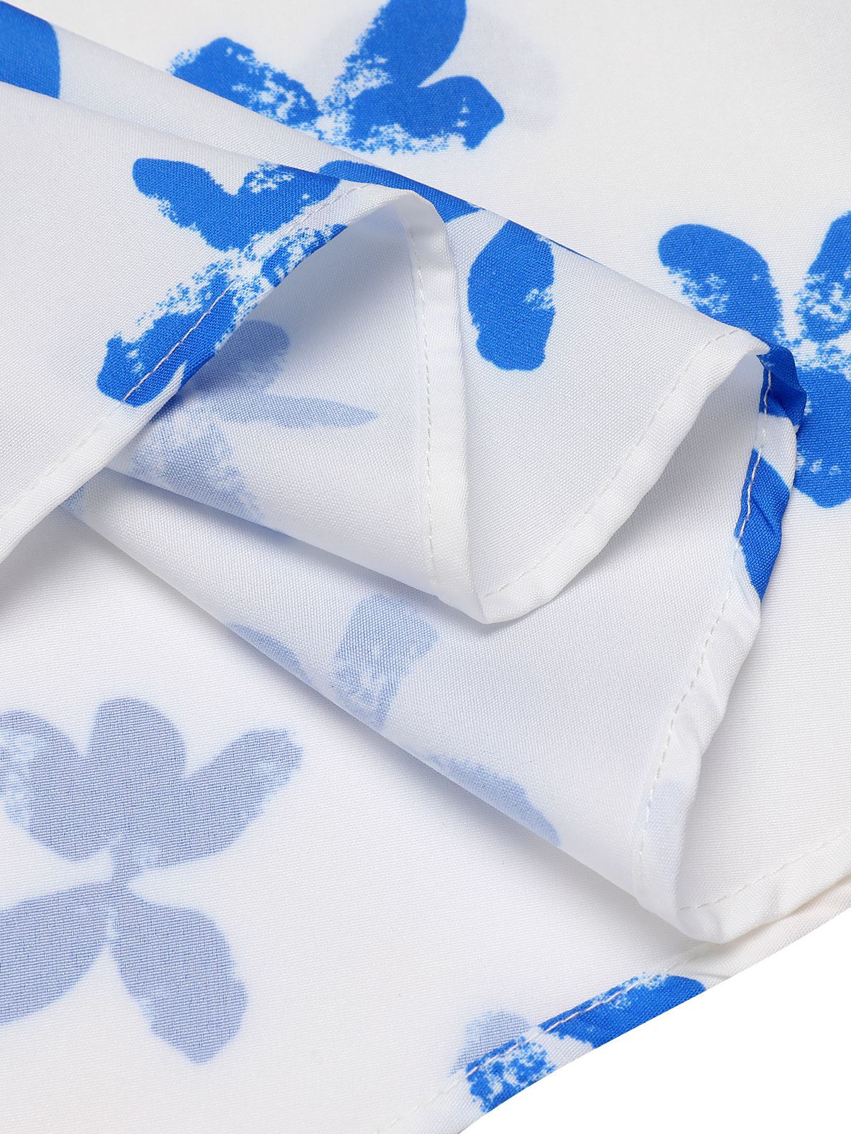 1940er Blau Schmetterling Puppe Hals Kleid - Image 6