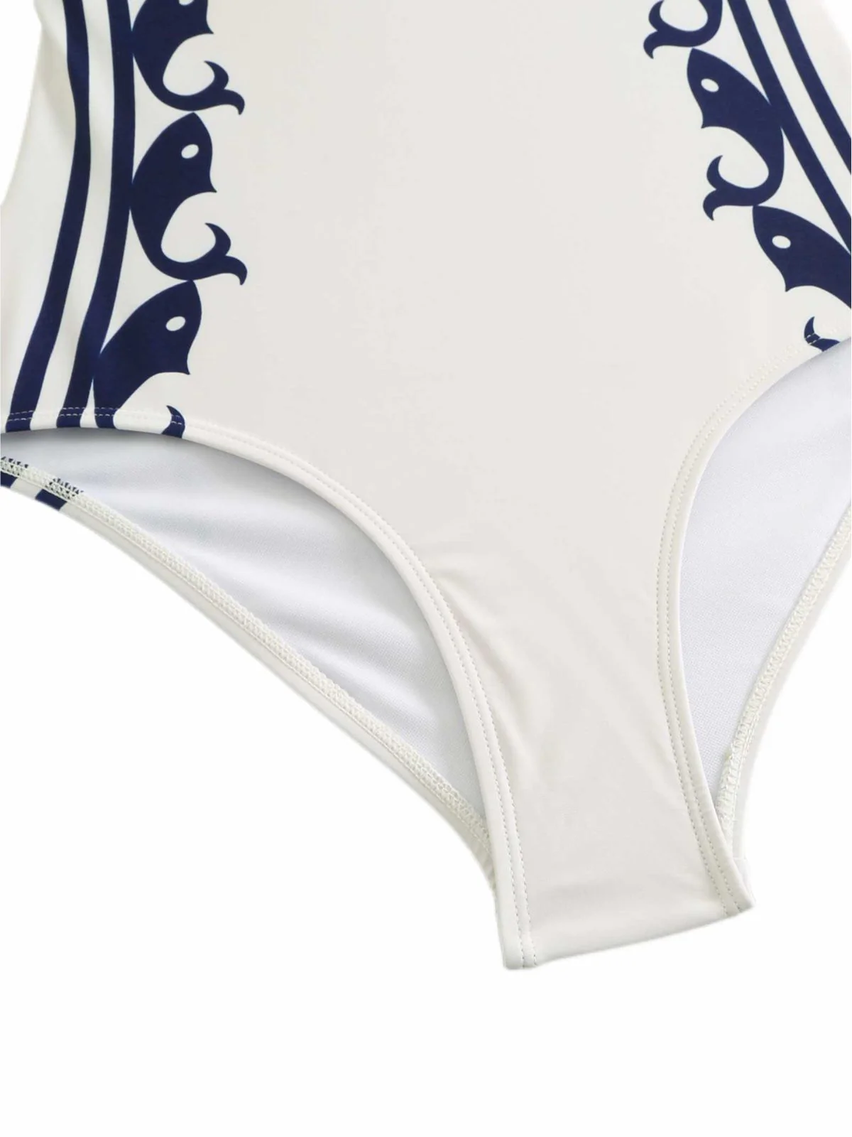 1940er Halter Bademode & Sailor-Streifen Shorts Set - Image 5