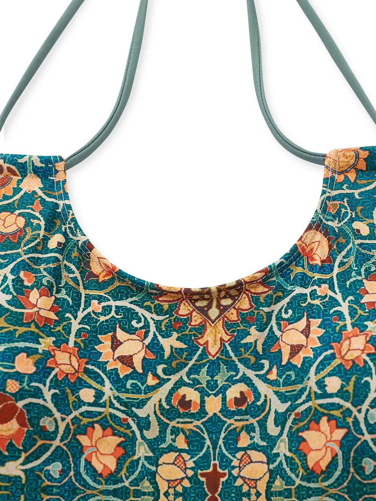 1940er Halter Retro Blumen Tankini Set - Image 8