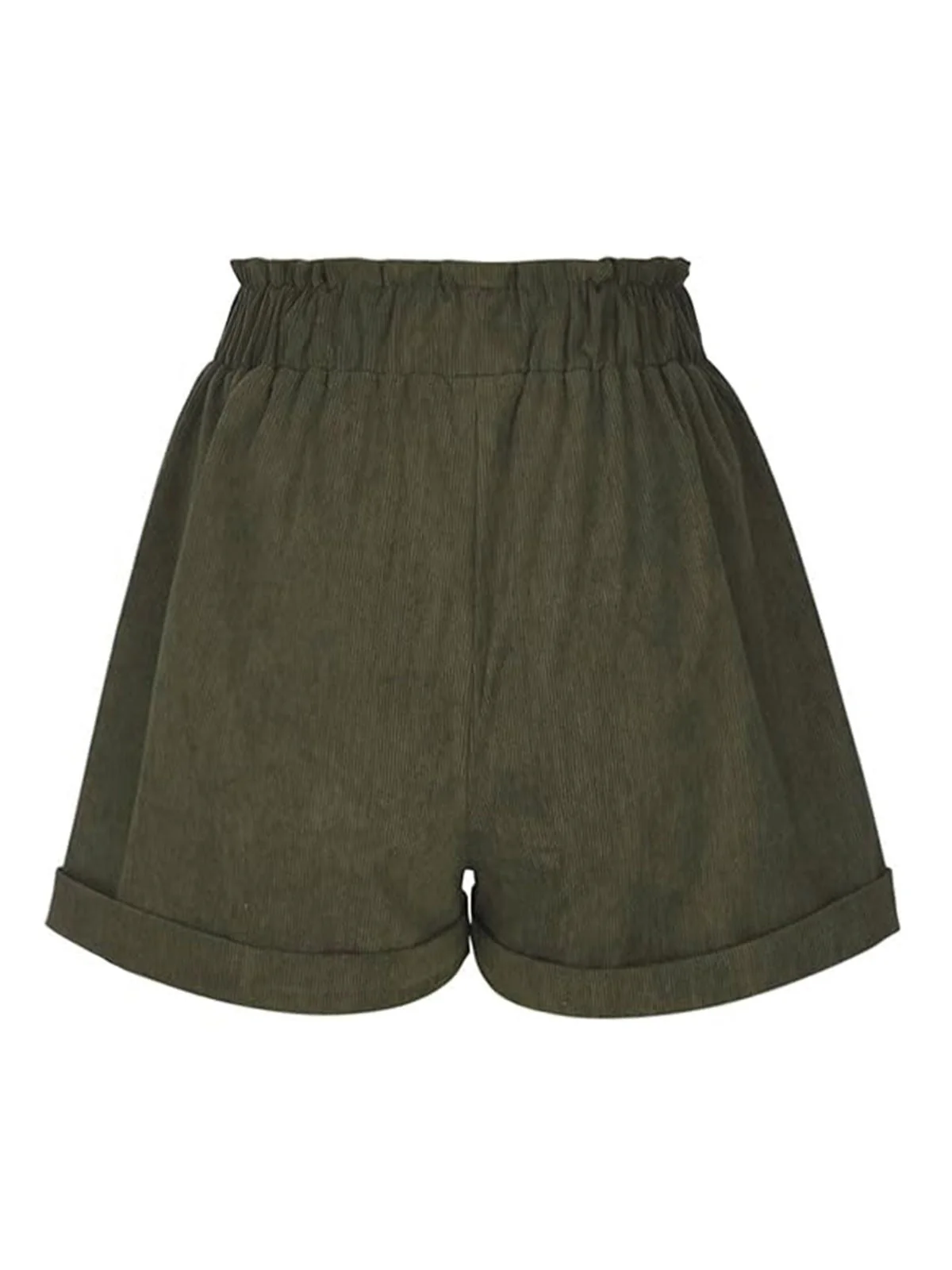 1940er Pilz Bestickt Cord Shorts - Image 2