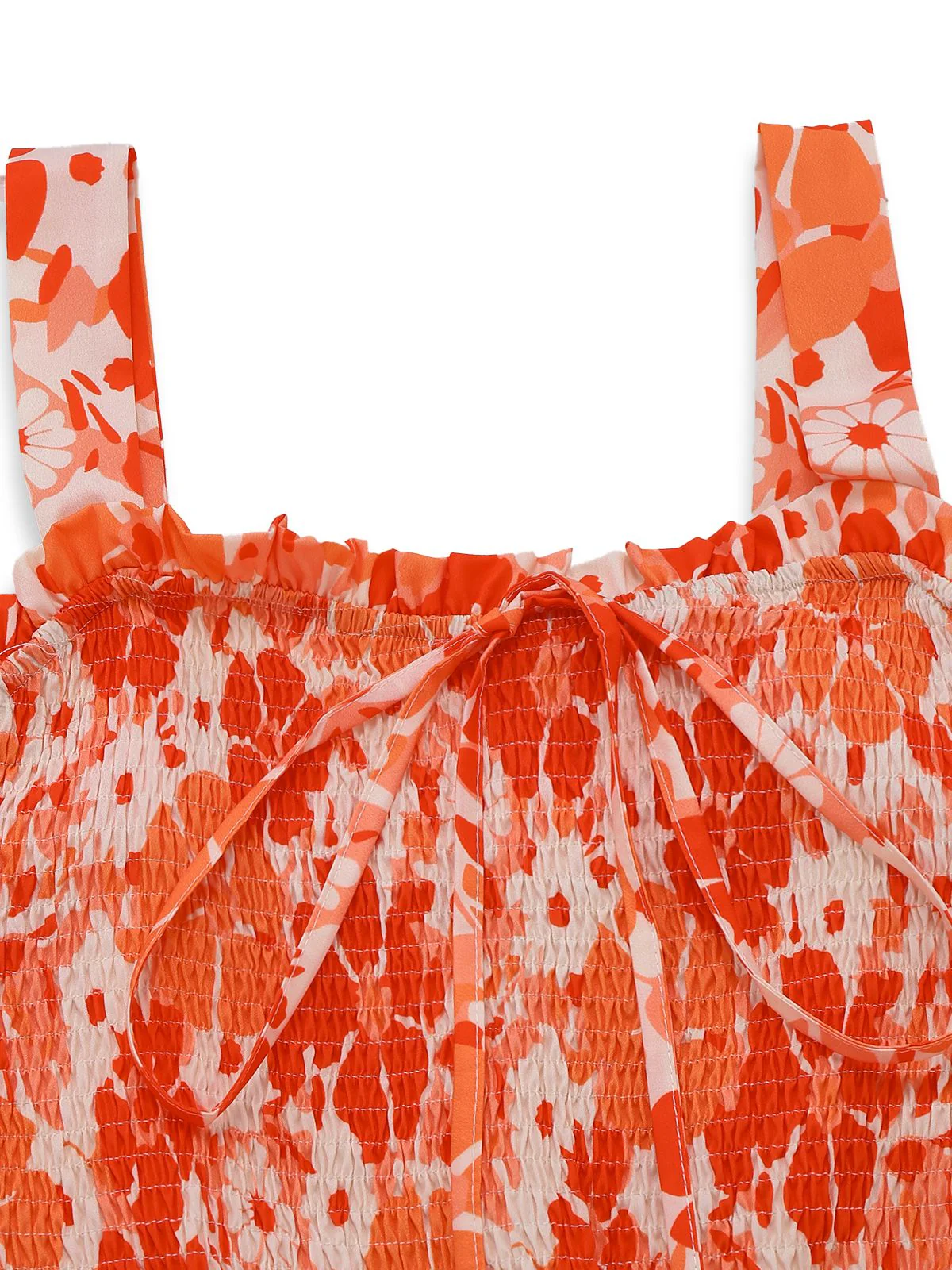 1940er Quadratischer Ausschnitt Asymmetrisch Blumen Plissiertes Kleid - Image 11