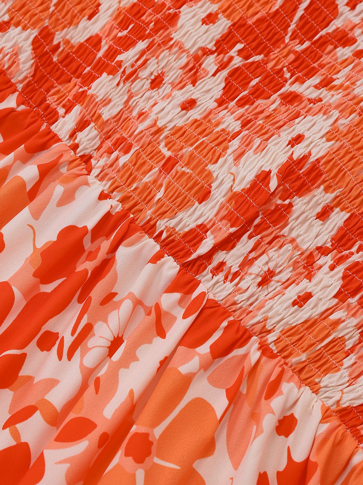1940er Quadratischer Ausschnitt Asymmetrisch Blumen Plissiertes Kleid - Image 8