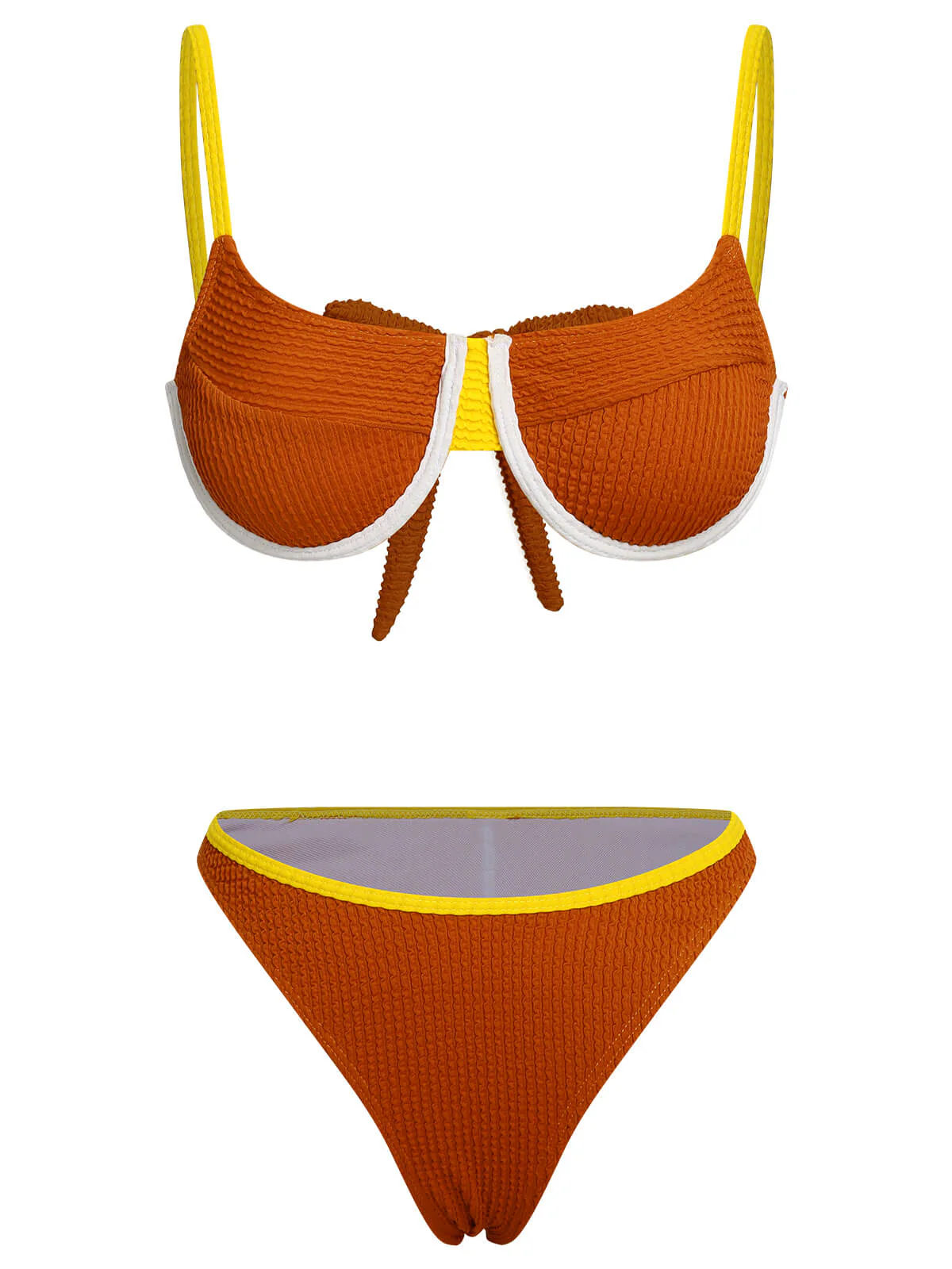1940er Rückenträgern Gestrickter Bikini - Image 3