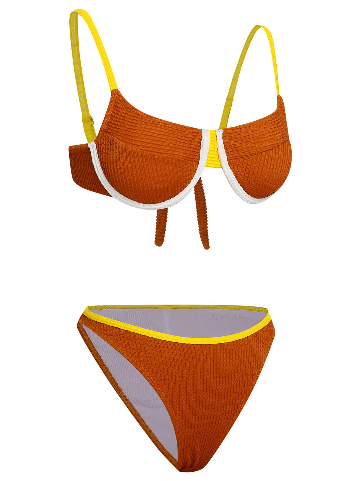 1940er Rückenträgern Gestrickter Bikini - Image 4