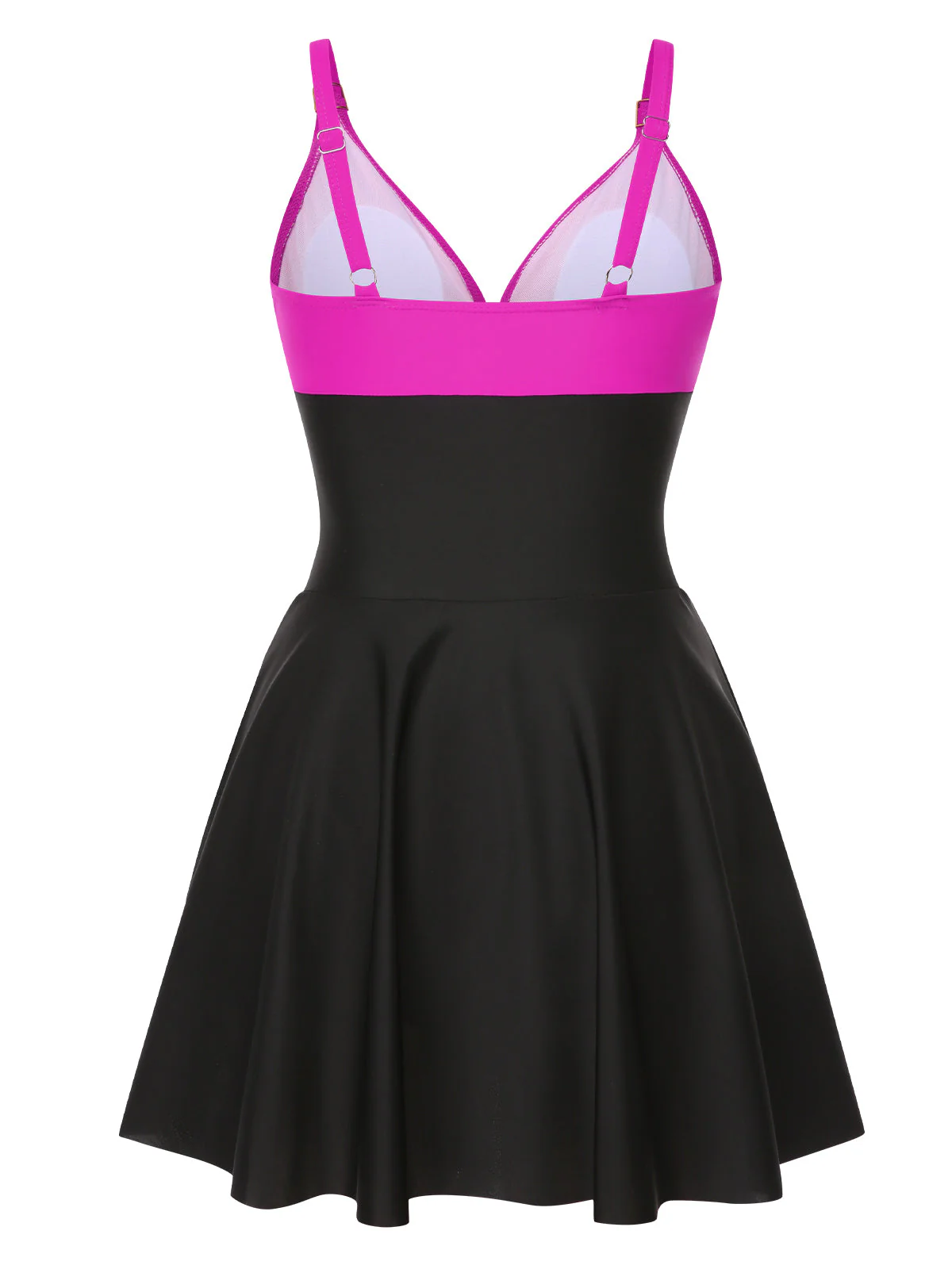 1940er Rüschen Patchwork Twist Badekleid - Image 6