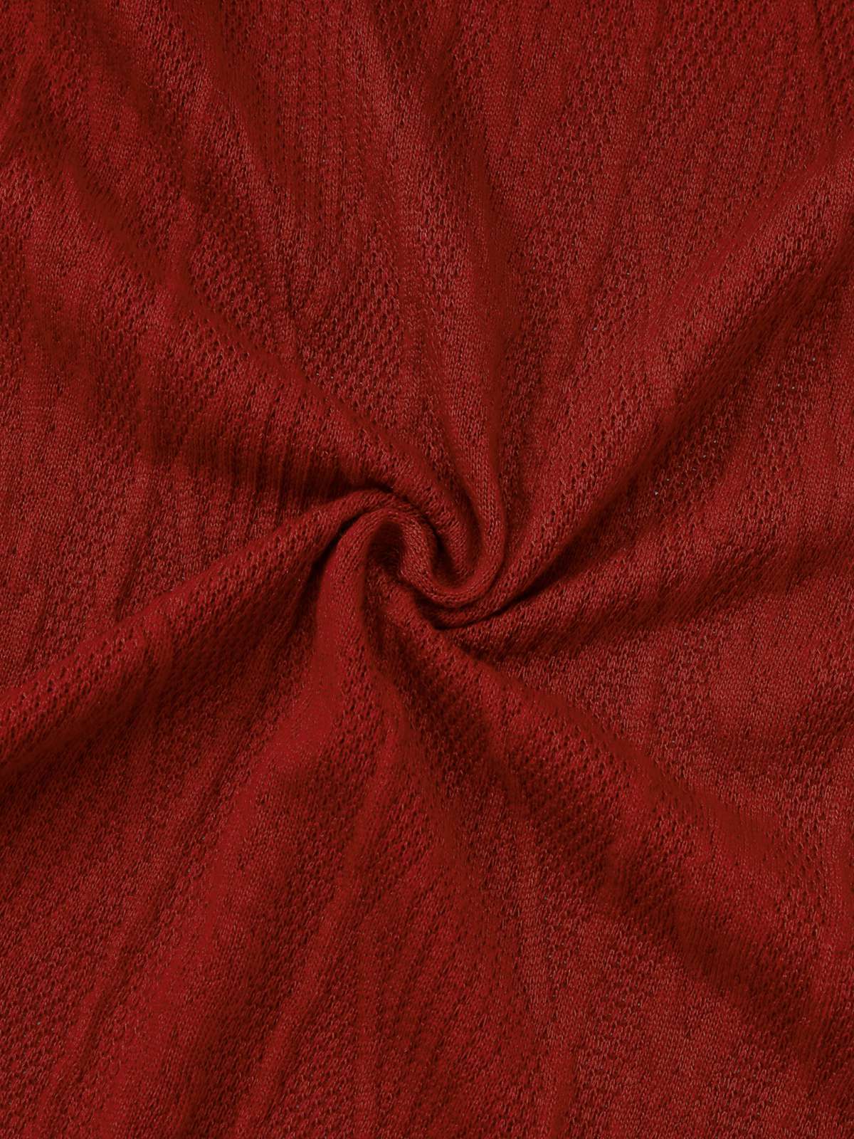 1940er Solide Stricken Groß V-Ausschnitt Tasten Kleid - Image 6