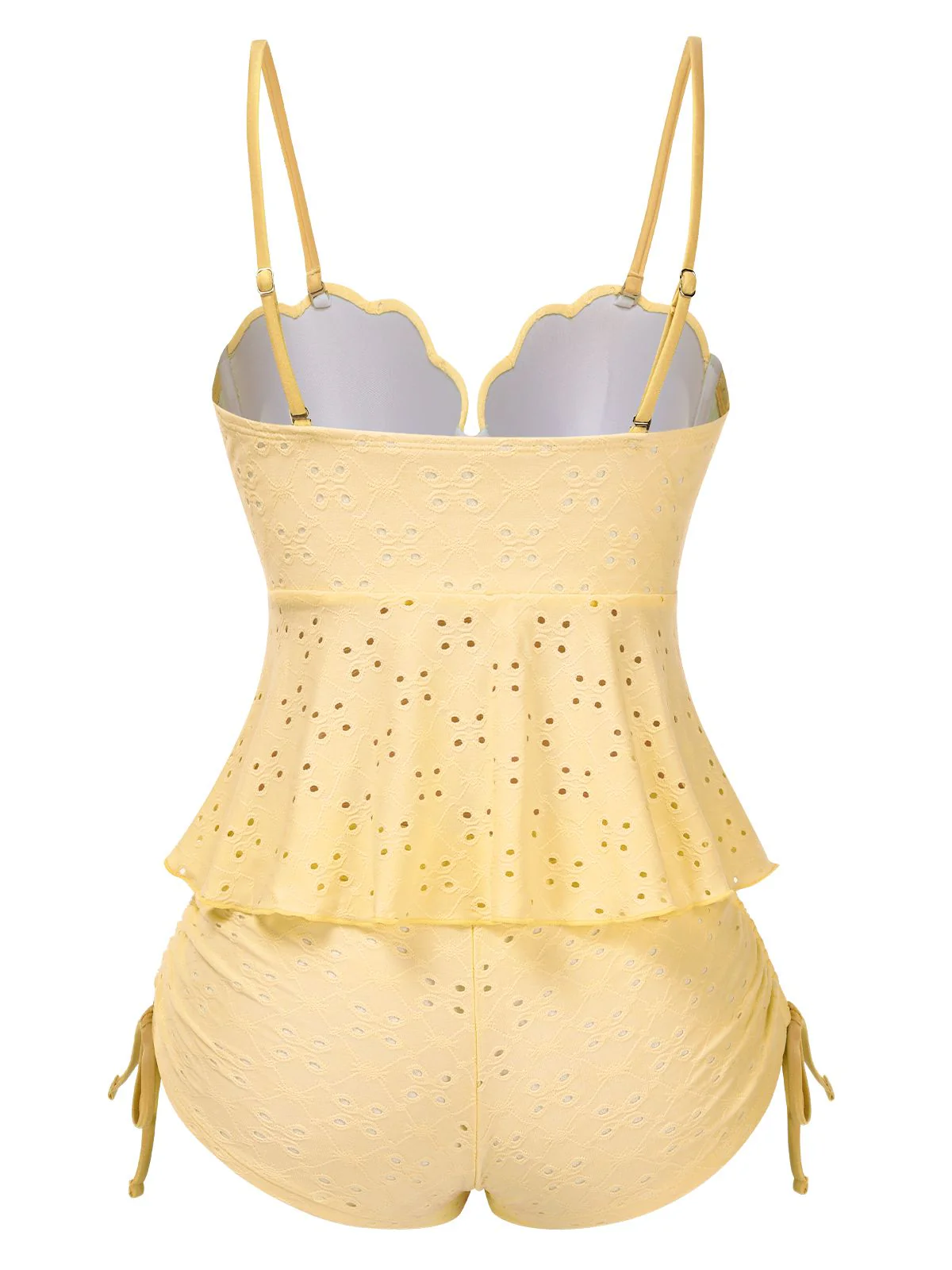 1940er Spaghetti Träger Ösenschale Tankini Set - Image 11