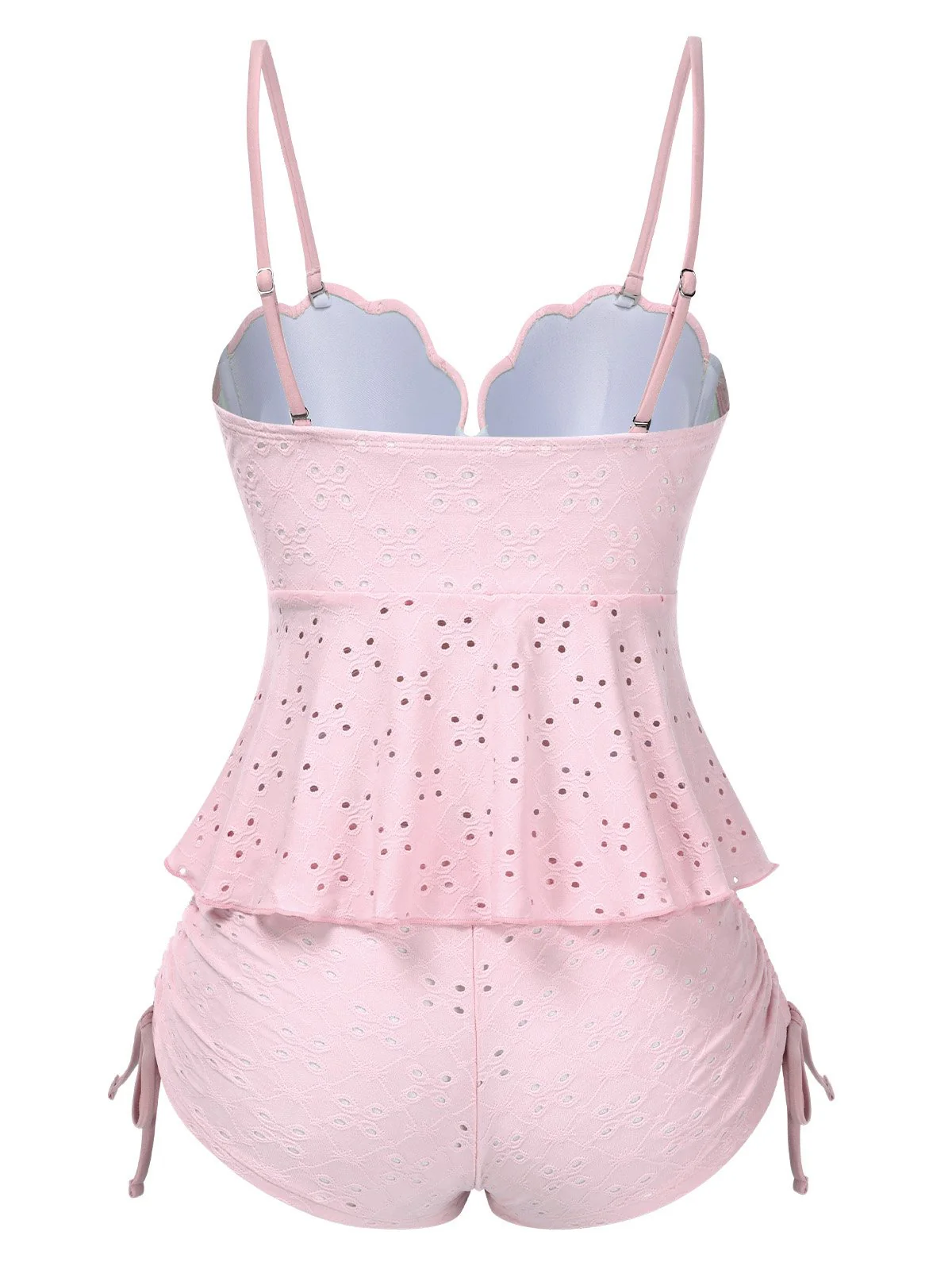 1940er Spaghetti Träger Ösenschale Tankini Set - Image 2
