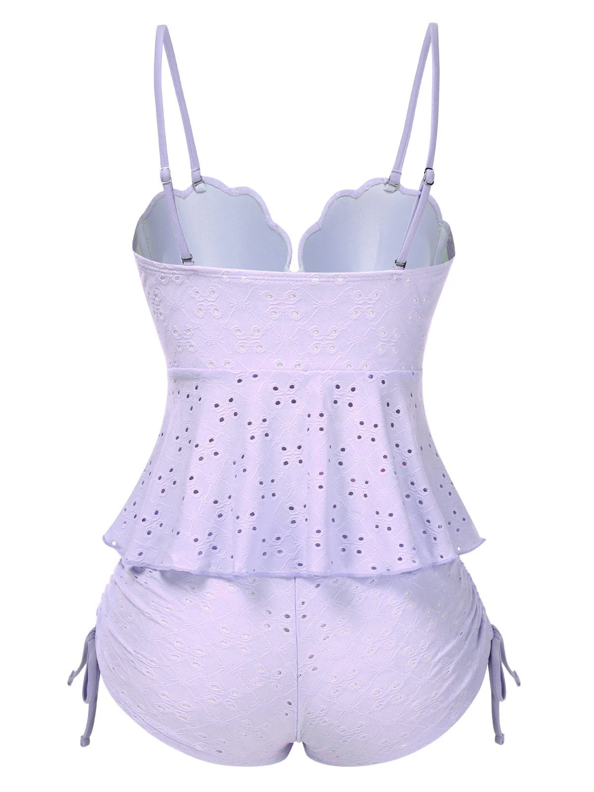 1940er Spaghetti Träger Ösenschale Tankini Set - Image 4