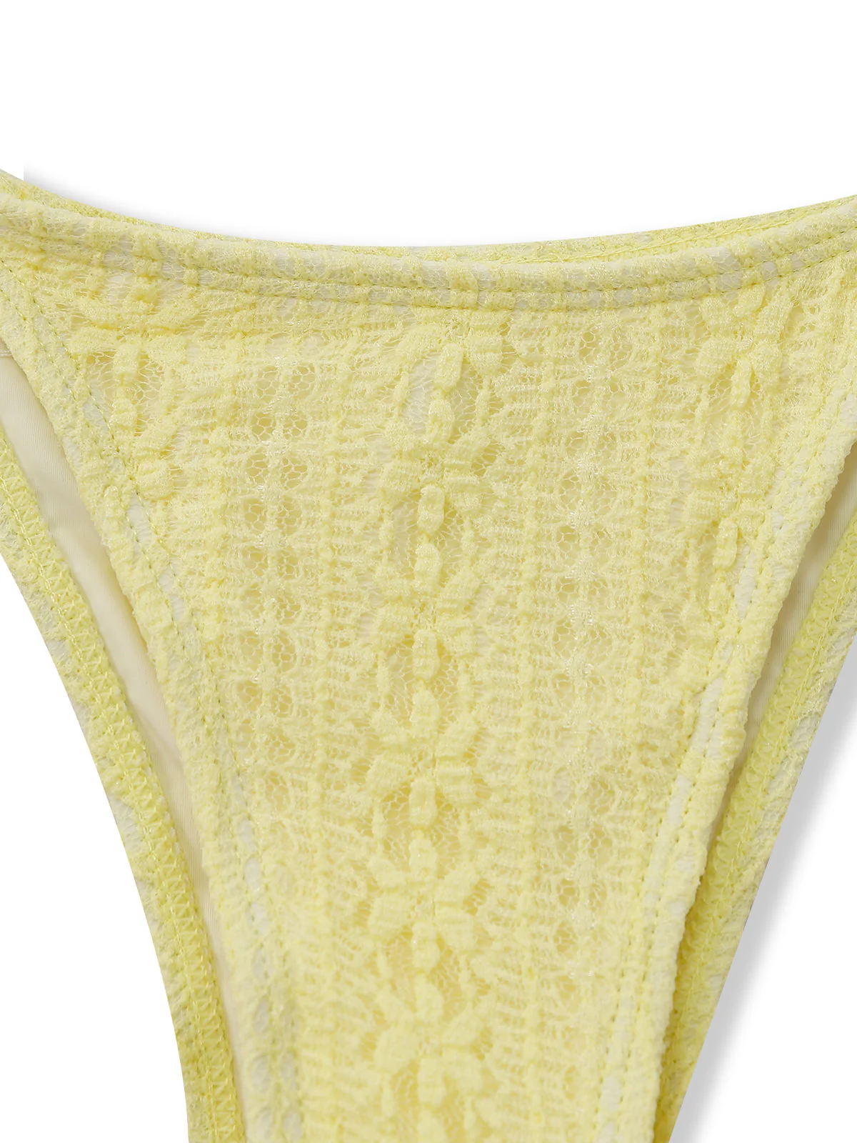 1940er Spitze Stricken Doppelschicht Stoff Tankini Set - Image 6