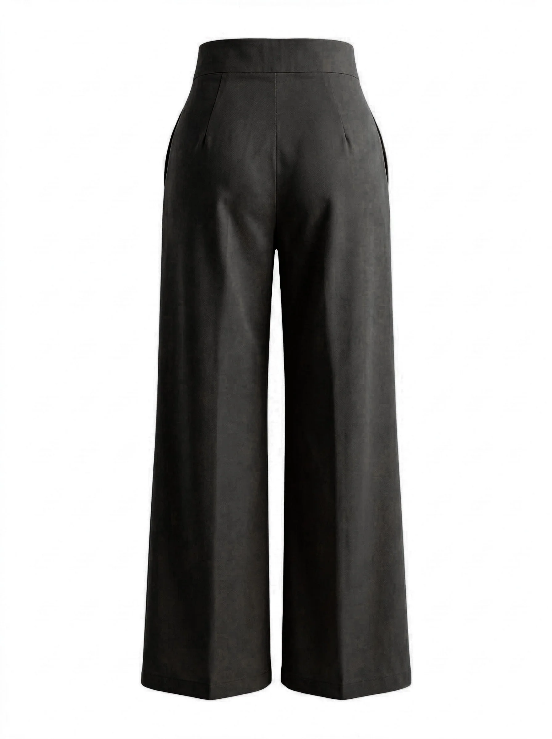 1940er Uni Überkreuzt Weites Bein Hose - Image 2