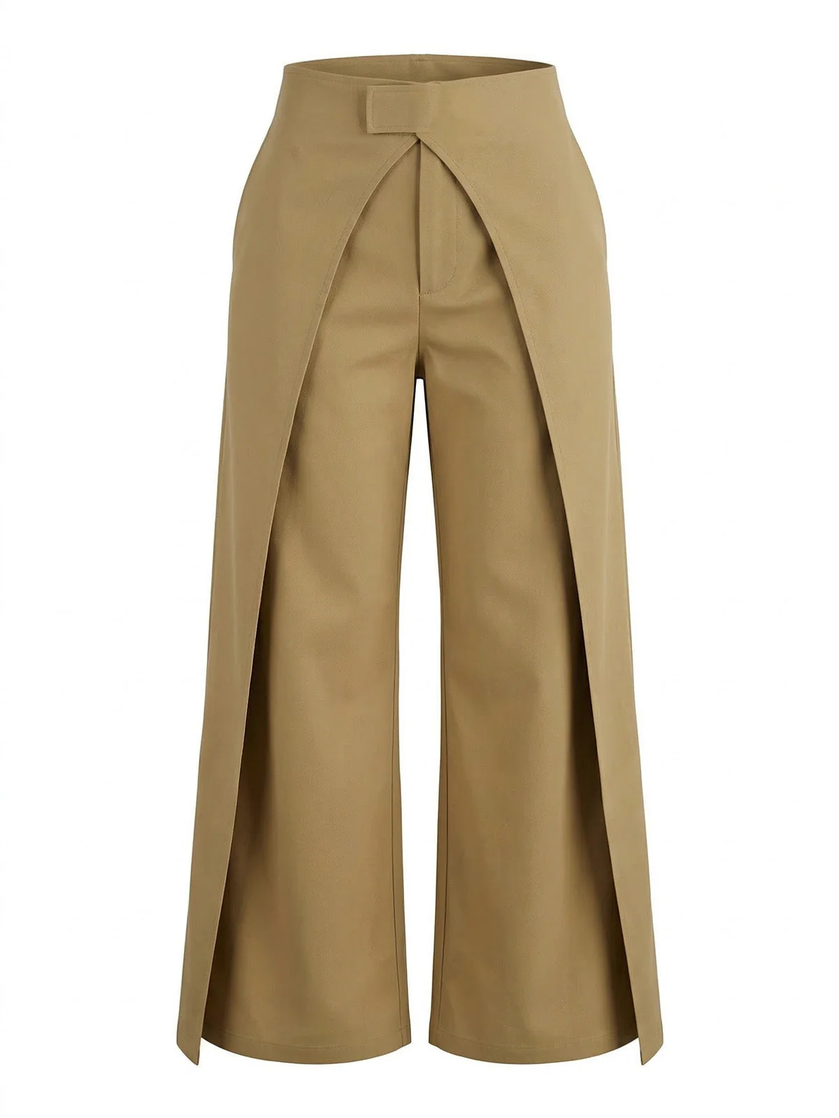 1940er Uni Überkreuzt Weites Bein Hose - Image 3