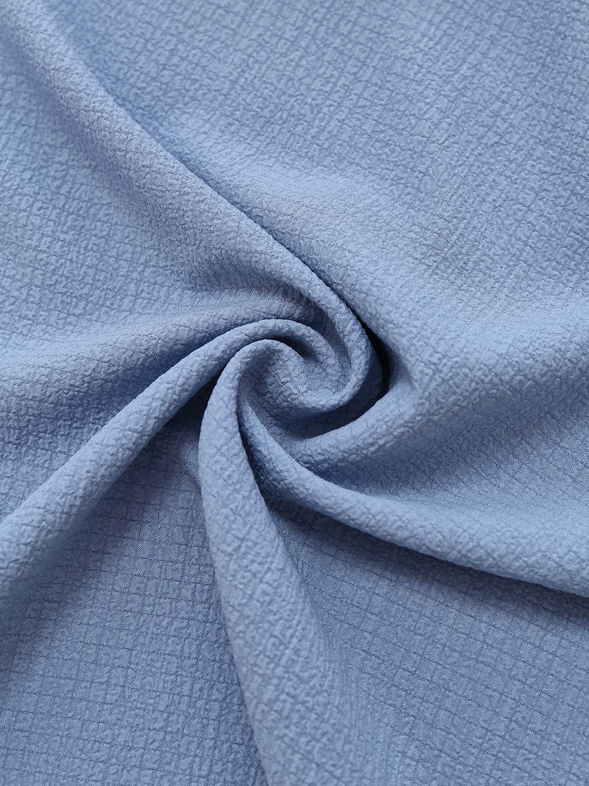 1940er V-Ausschnitt Rüschenärmel Schlitz Kleid - Image 6