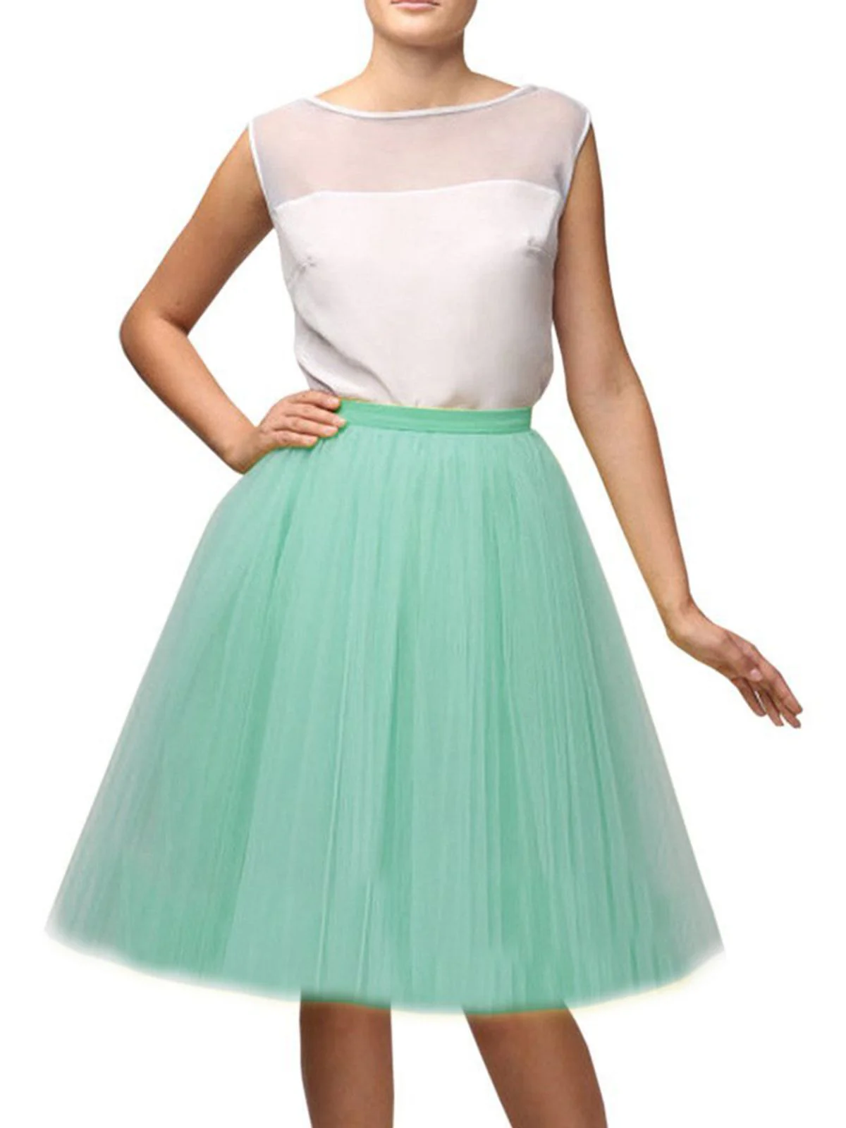 1950ER BUBBLE MESH TUTU UNTERROCK - Image 11