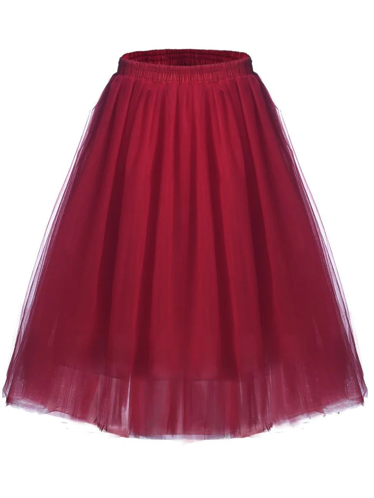 1950ER BUBBLE MESH TUTU UNTERROCK - Image 4