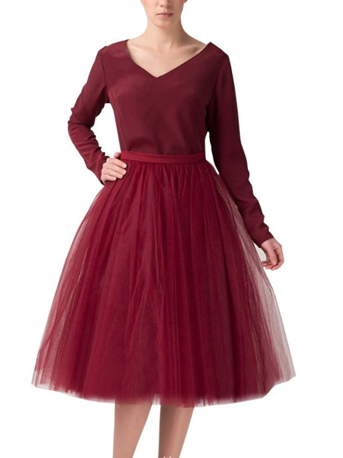 1950ER BUBBLE MESH TUTU UNTERROCK - Image 5