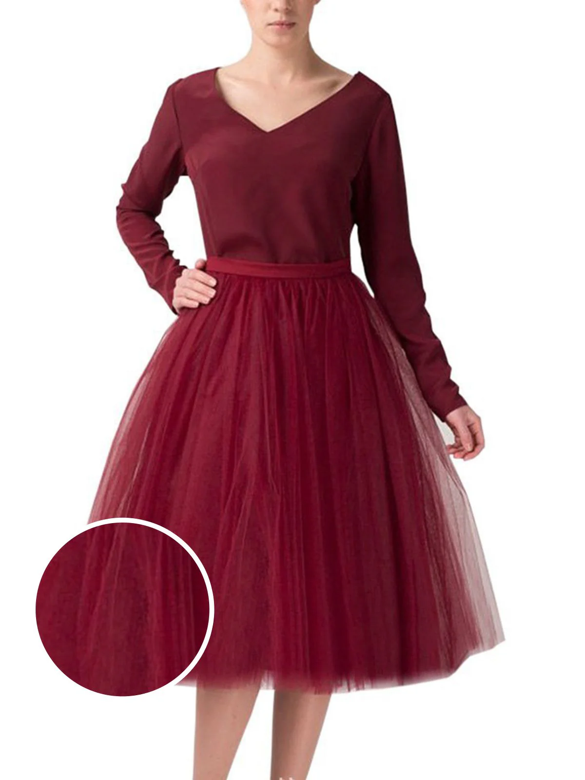 1950ER BUBBLE MESH TUTU UNTERROCK - Image 6