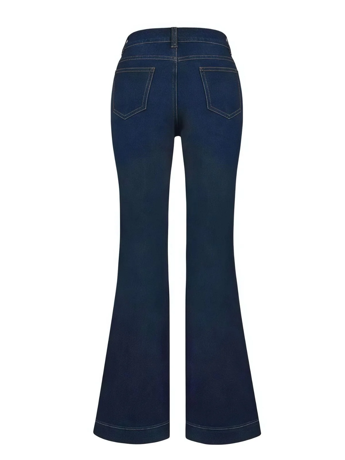 1950er Denim Ausgestellt Taschen Lange Jeans - Image 3