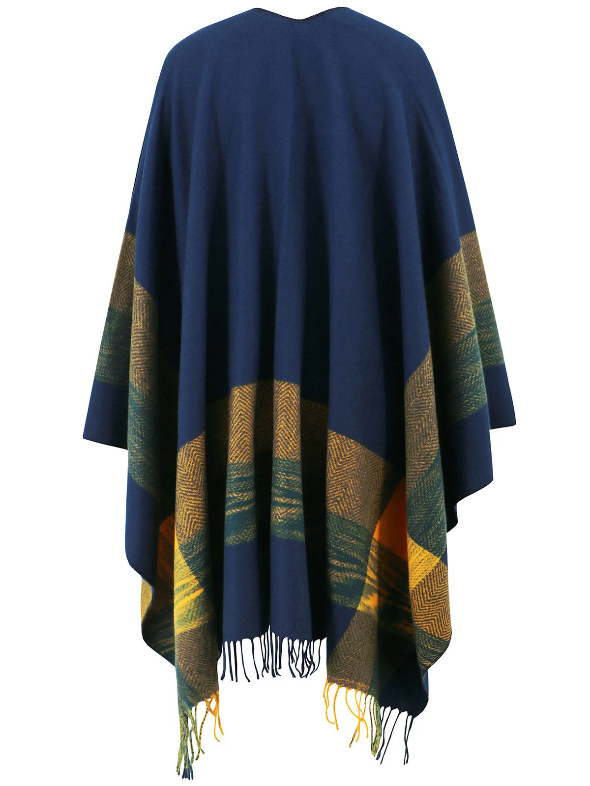 1950er Gemütlich Winddicht Streifen Quaste Poncho Mantel - Image 2