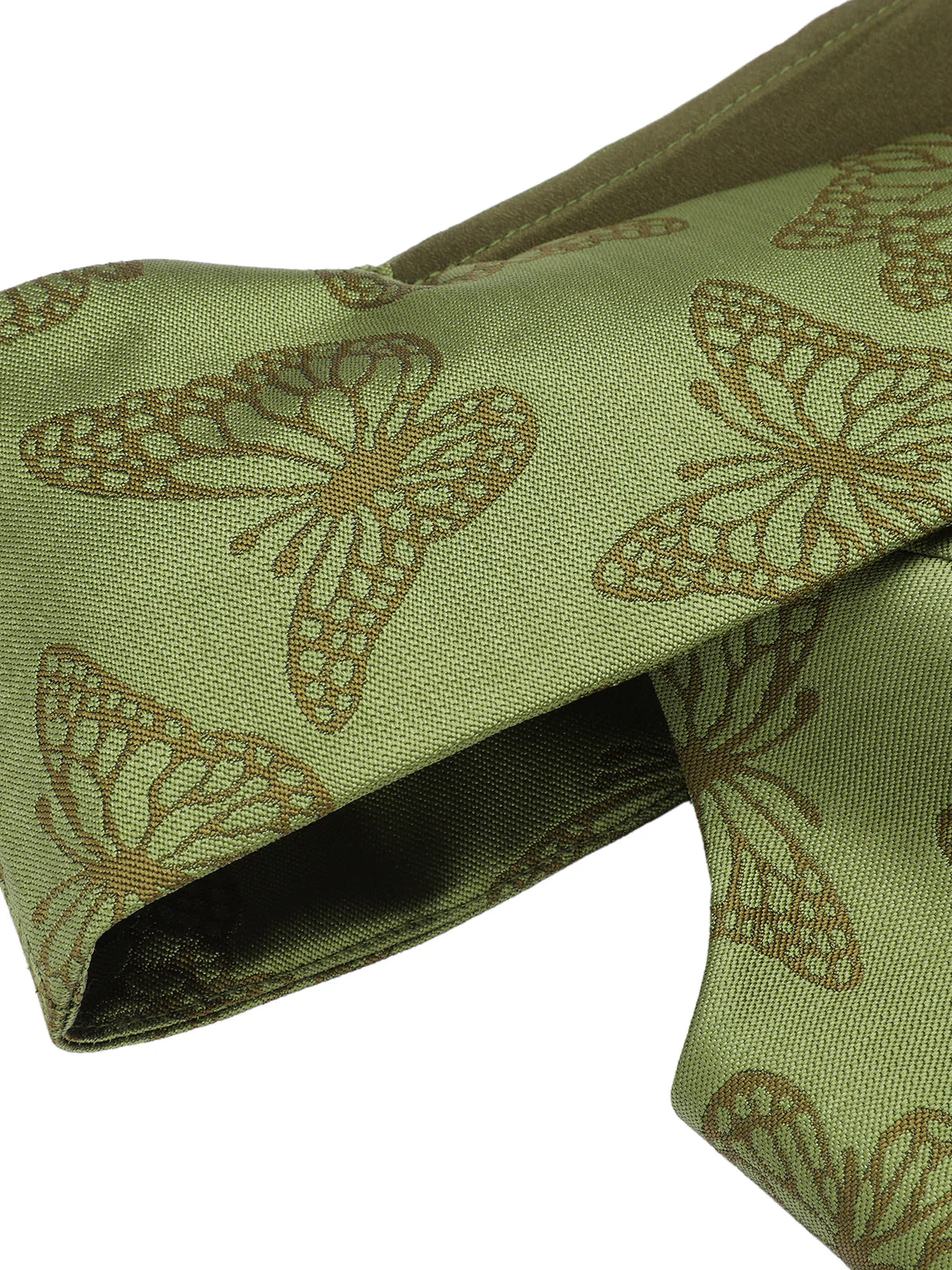 1950ER GRÜNES SCHULTERFREIES VINTAGE Schmetterling KLEID - Image 9