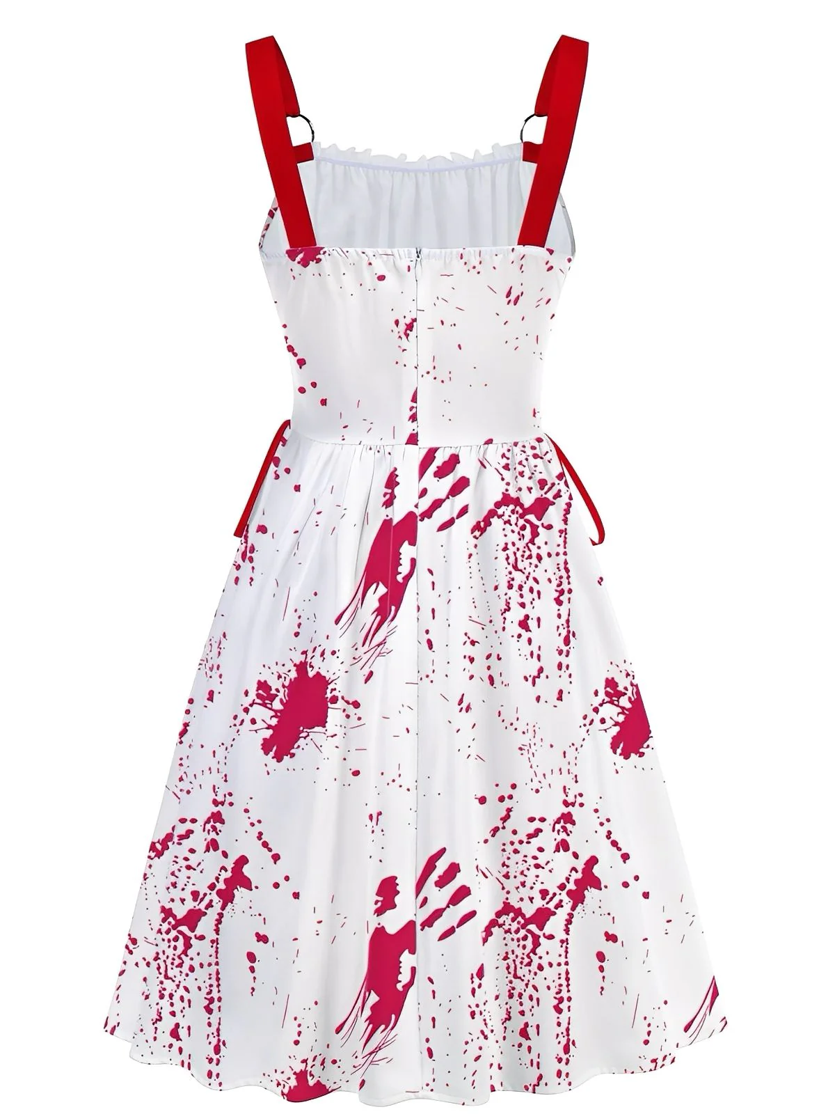 1950er Halloween Blutspritzer-Graffiti Slip Kleid - Image 2