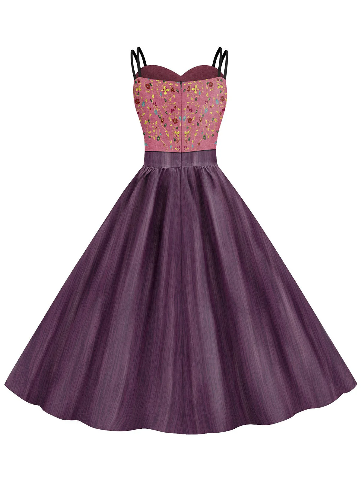 1950er Halloween Hocus Pocus Sarah Sanderson Doppelträger Kleid - Image 3